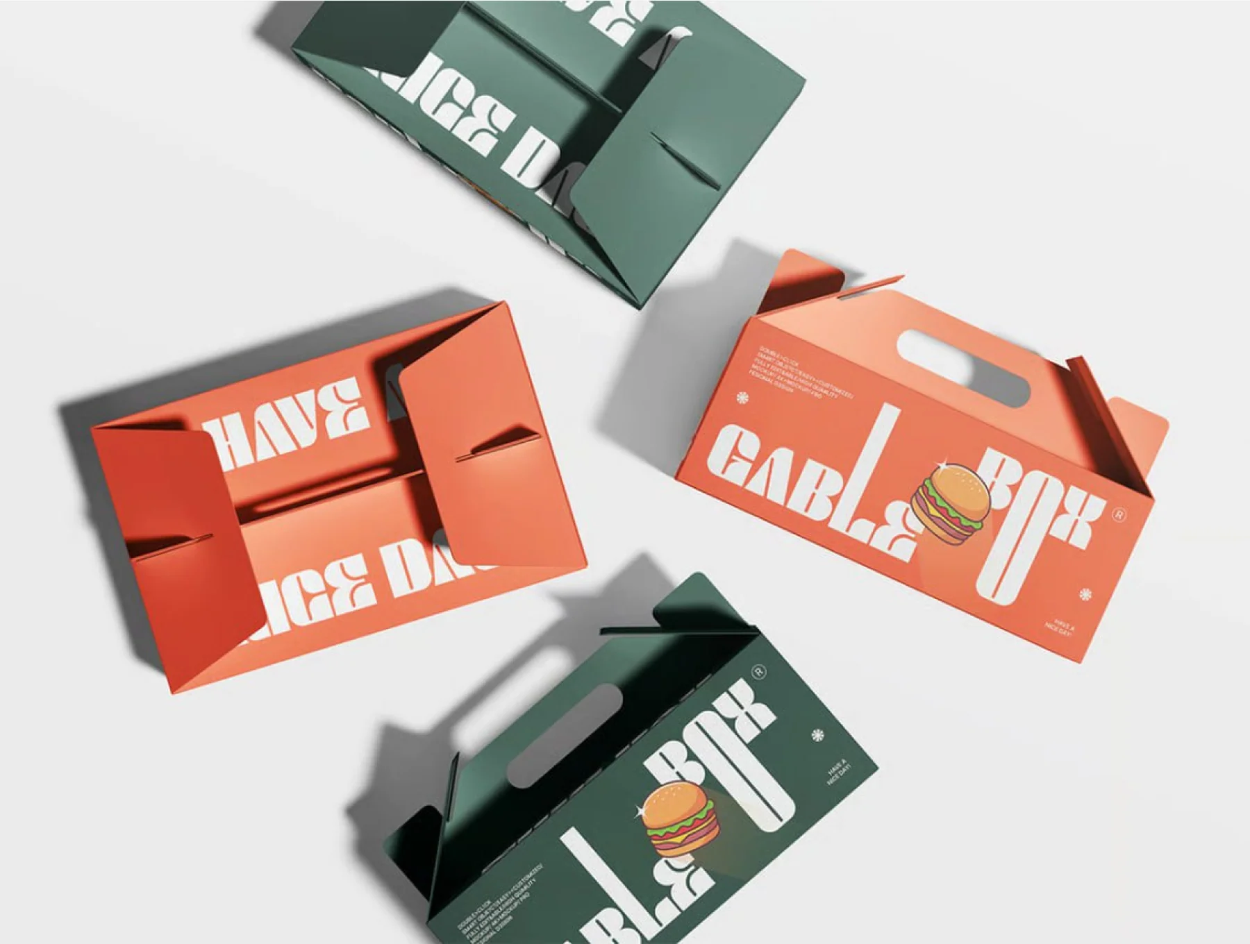Food Packaging Box Mockup 2
