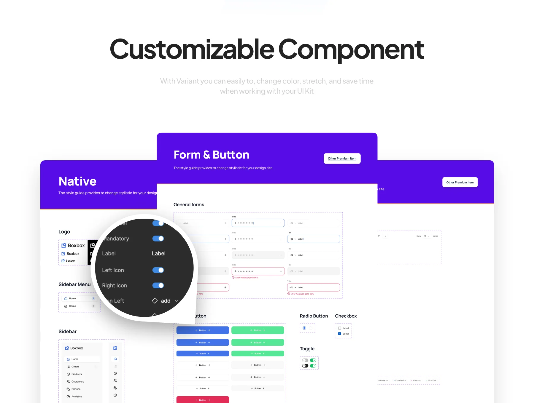 CRM Dashboard UI Kit - Boxbox 4
