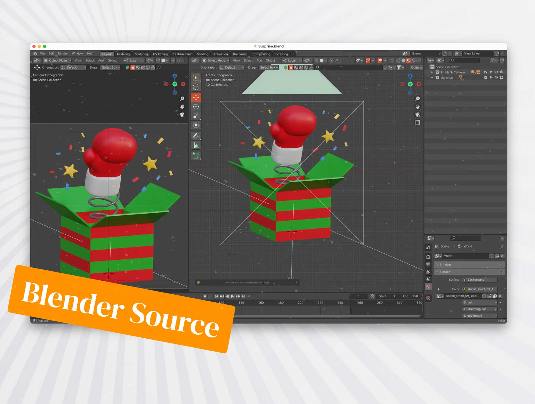 Boxing Day 3D Icon Set 3