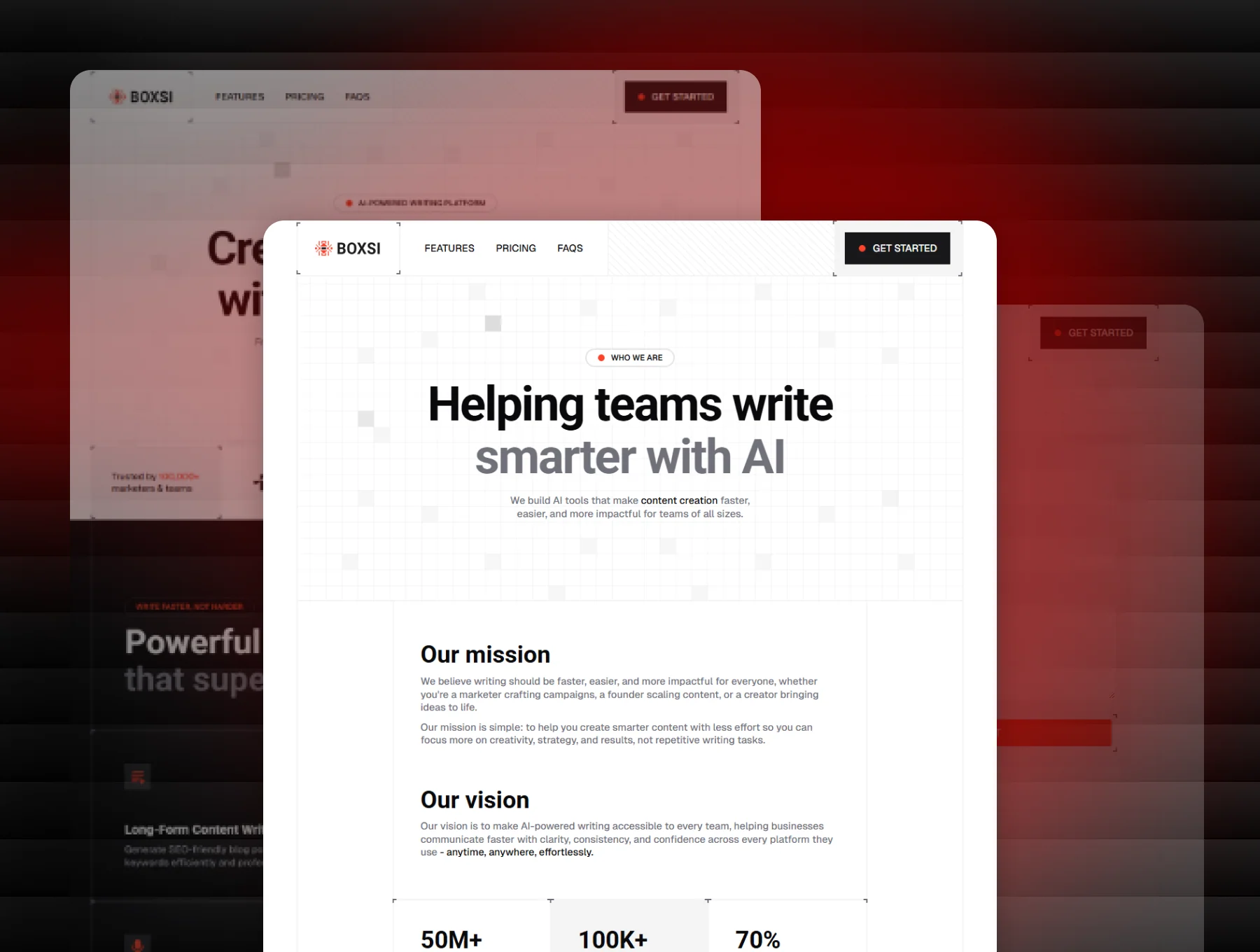 Boxsi - Technology Tailwind CSS 4 & Figma Website Template 2
