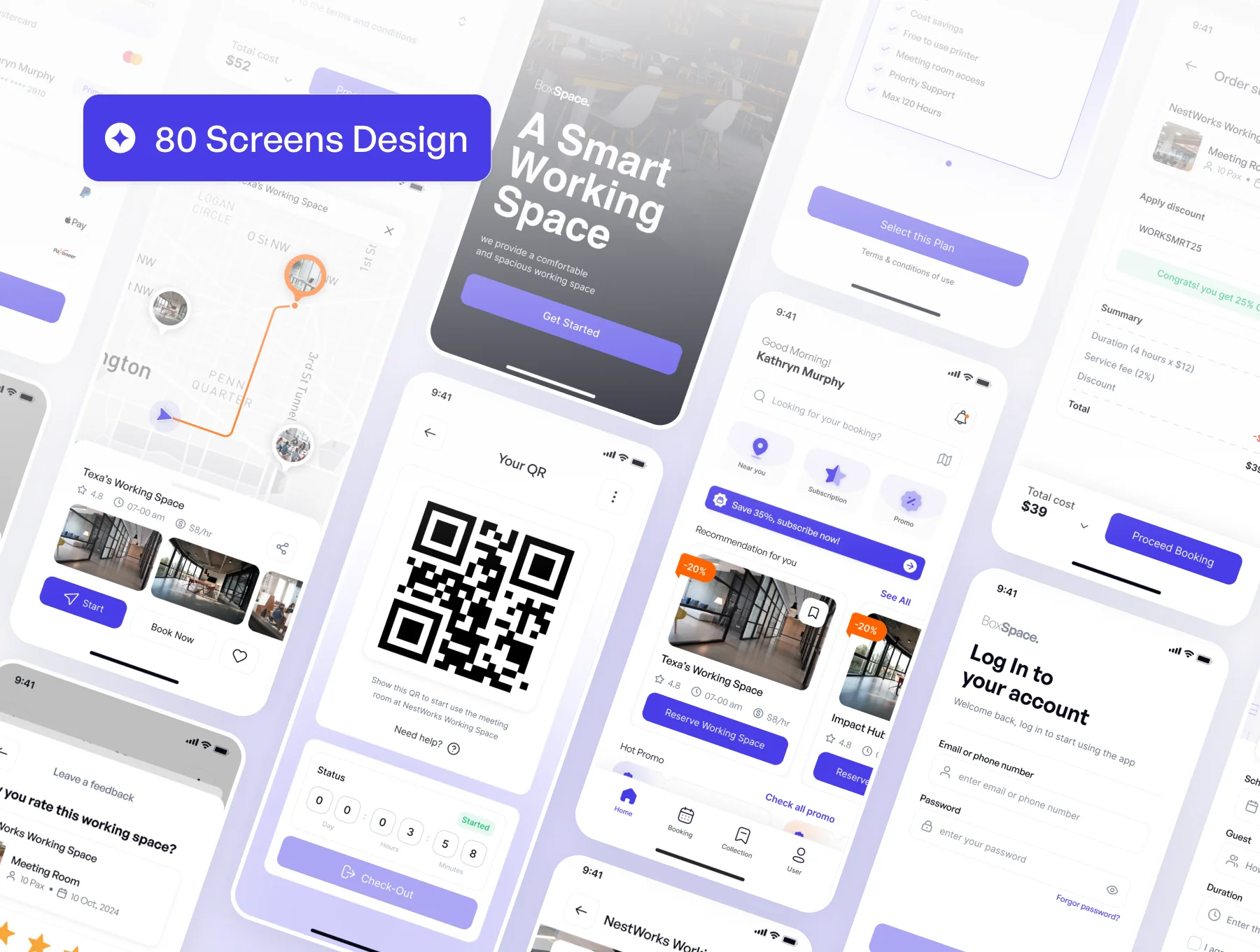 BoxSpace - Booking App UI Kit 2