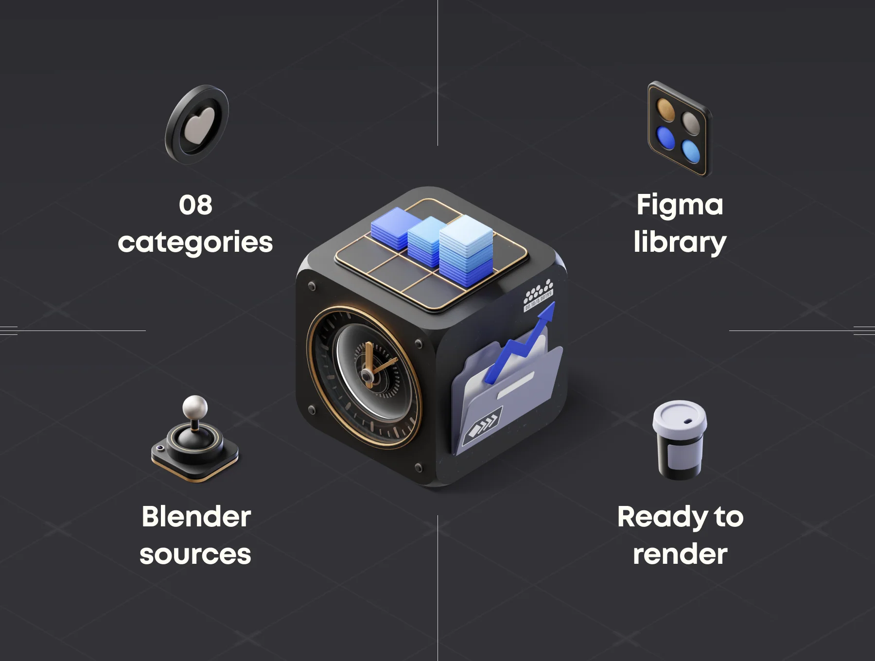 BOXXY 3D Illustration Kit 2