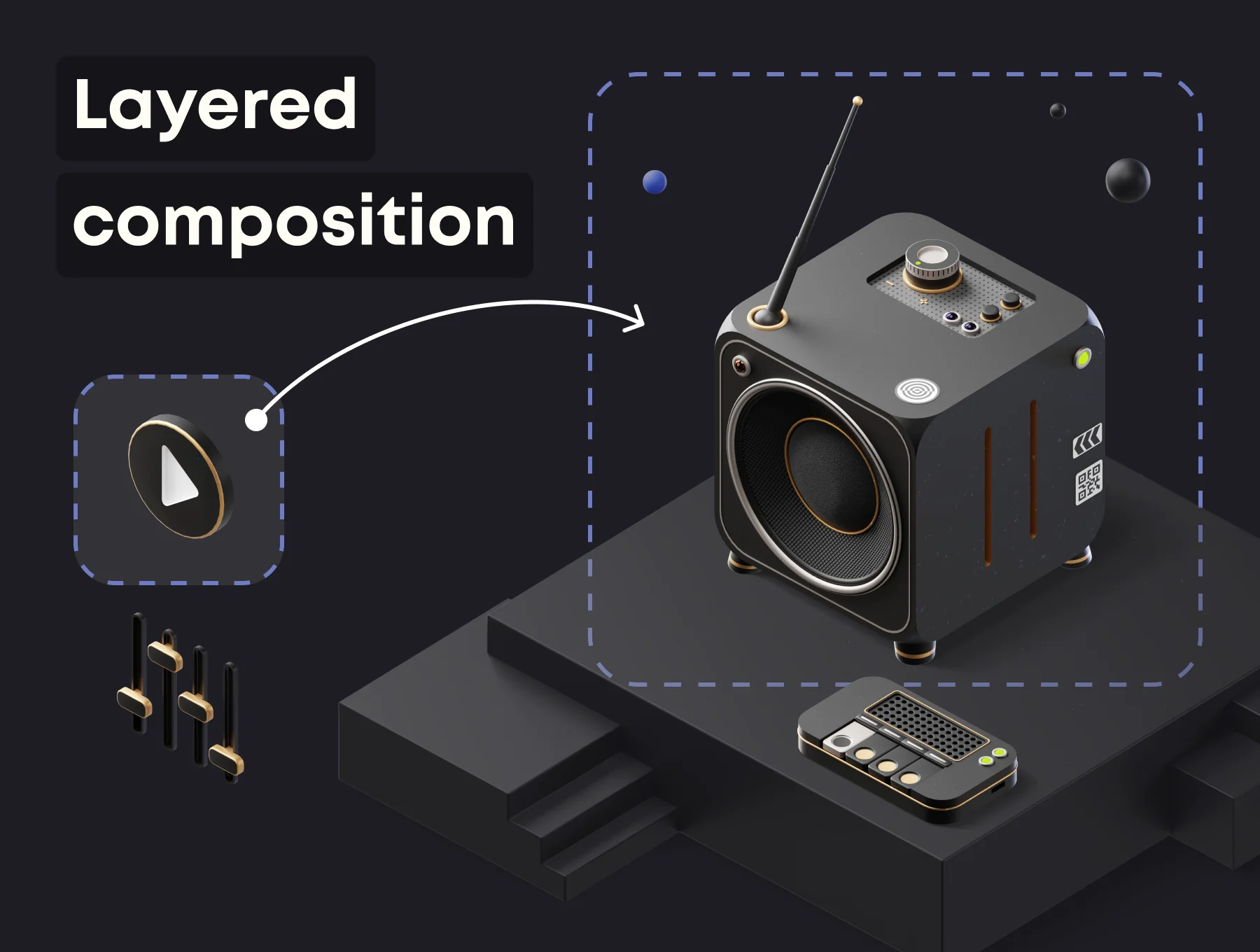 BOXXY 3D Illustration Kit 3