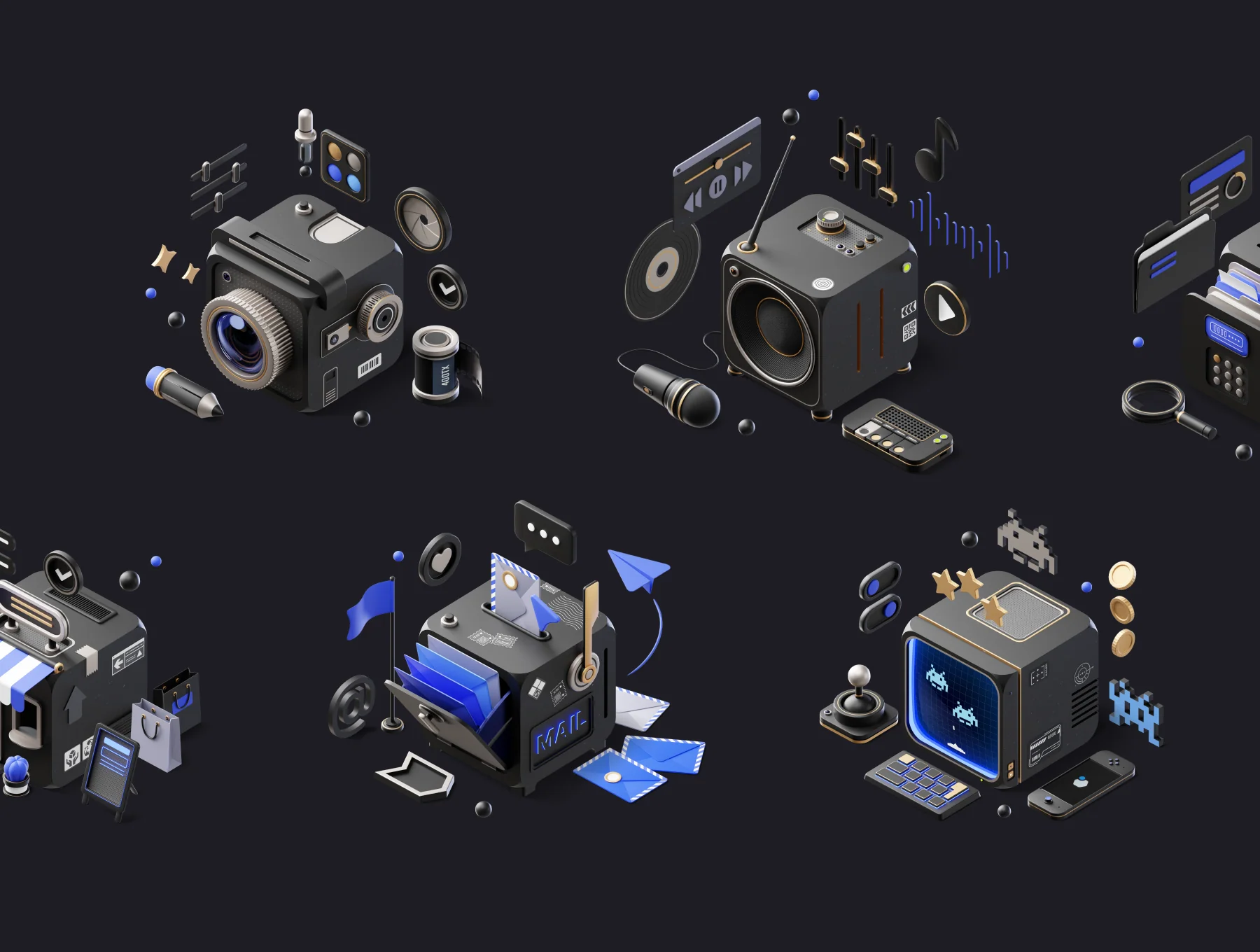 BOXXY 3D Illustration Kit 7