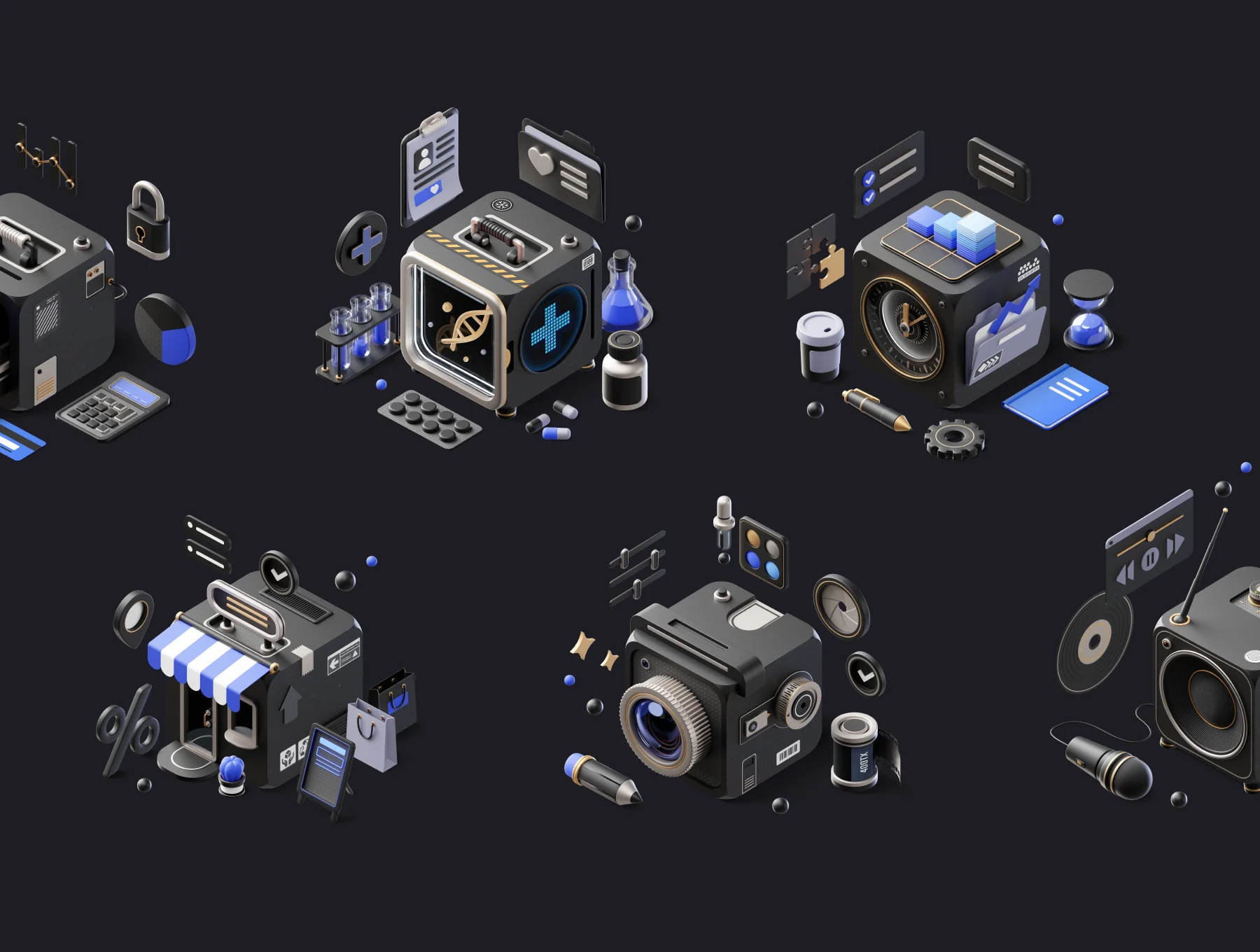 BOXXY 3D Illustration Kit 8