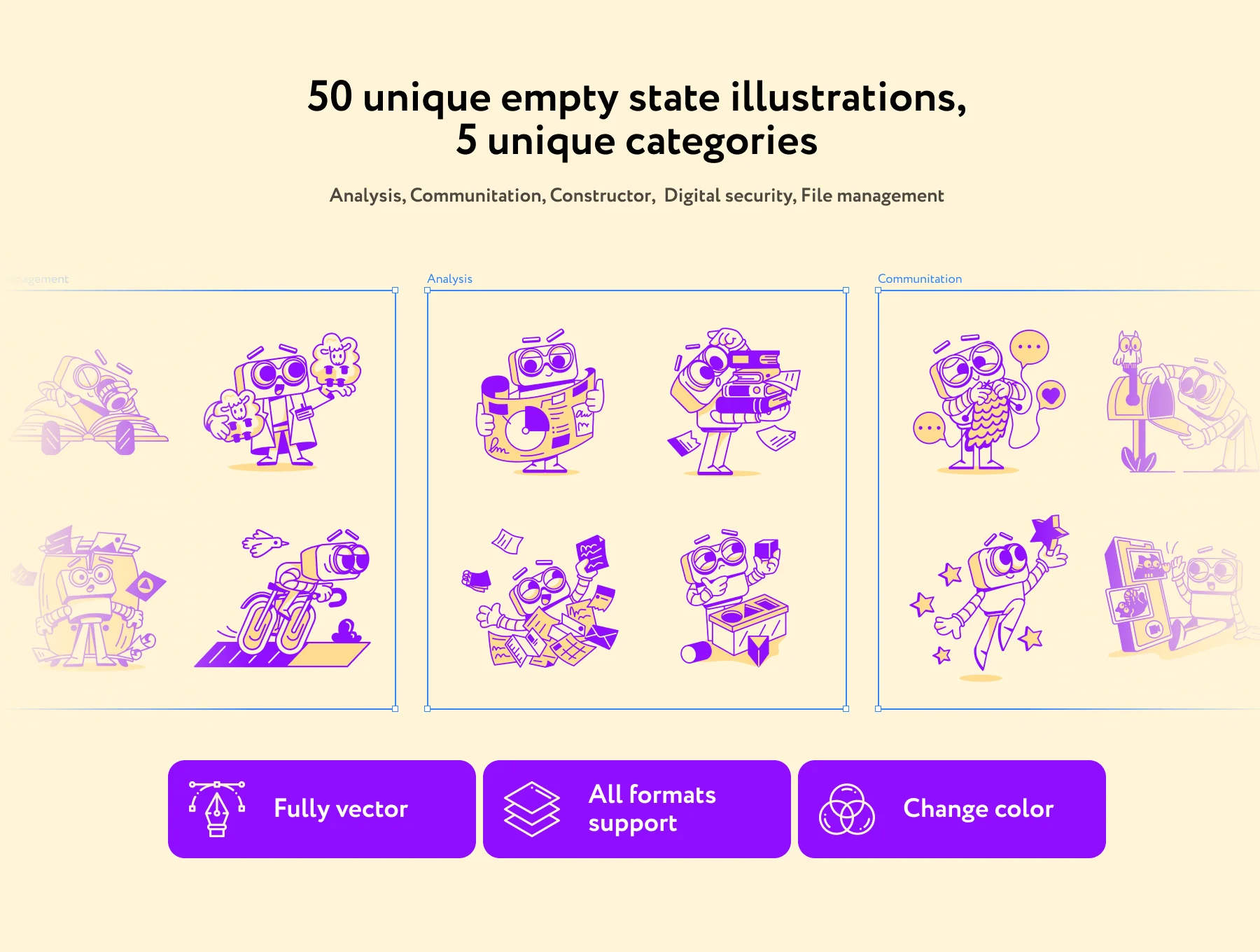 Boxy Robos Assistant Illustrations 2