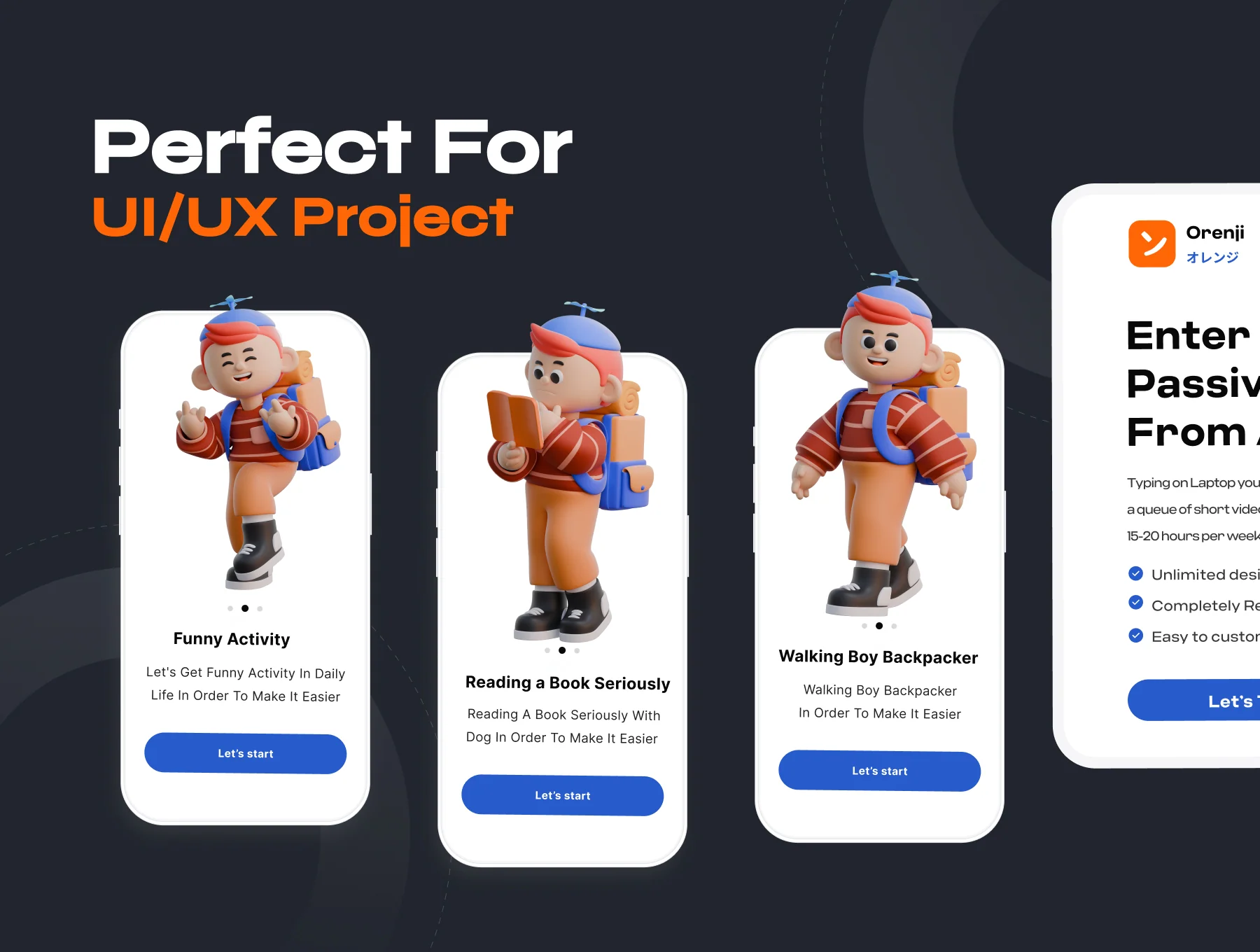 Boy 3D Character Poses 5