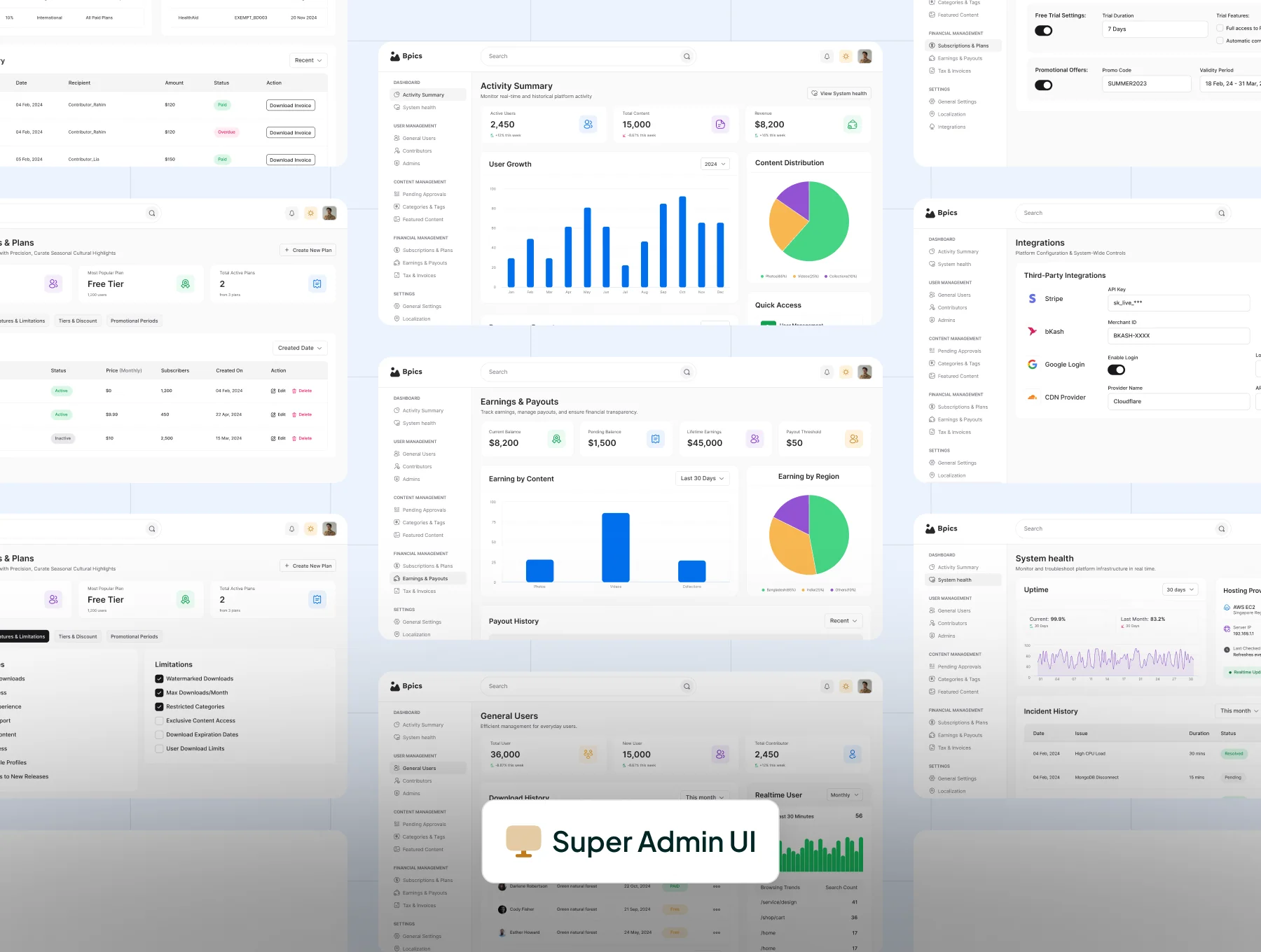 Bpics AI Based Stock Photography Platform UI 8