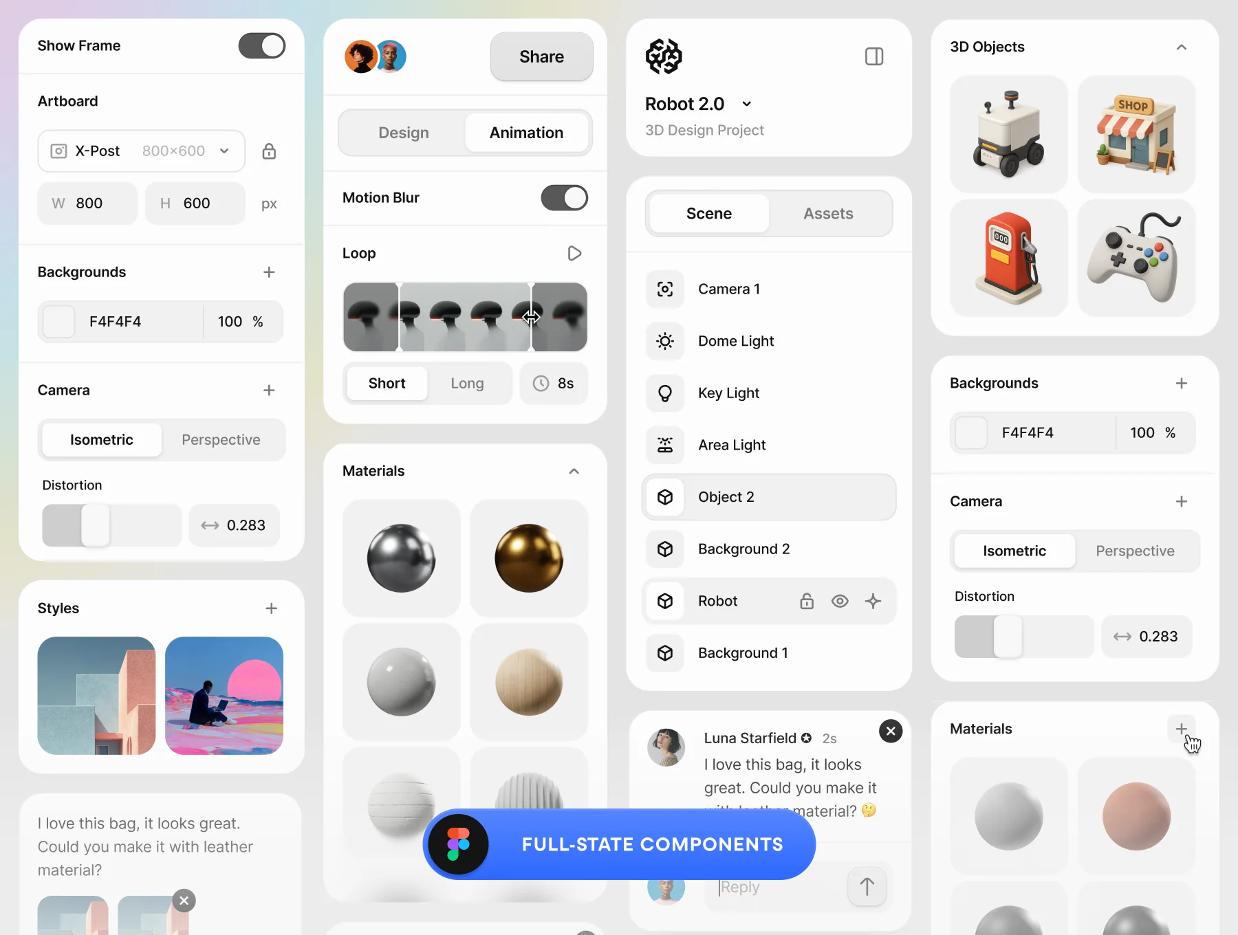 Brainwave 2.0: AI-Powered 3D UI Kit 4