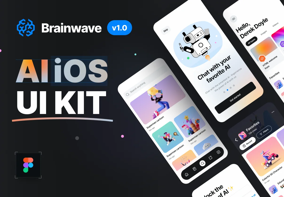Brainwave - AI iOS UI Kit