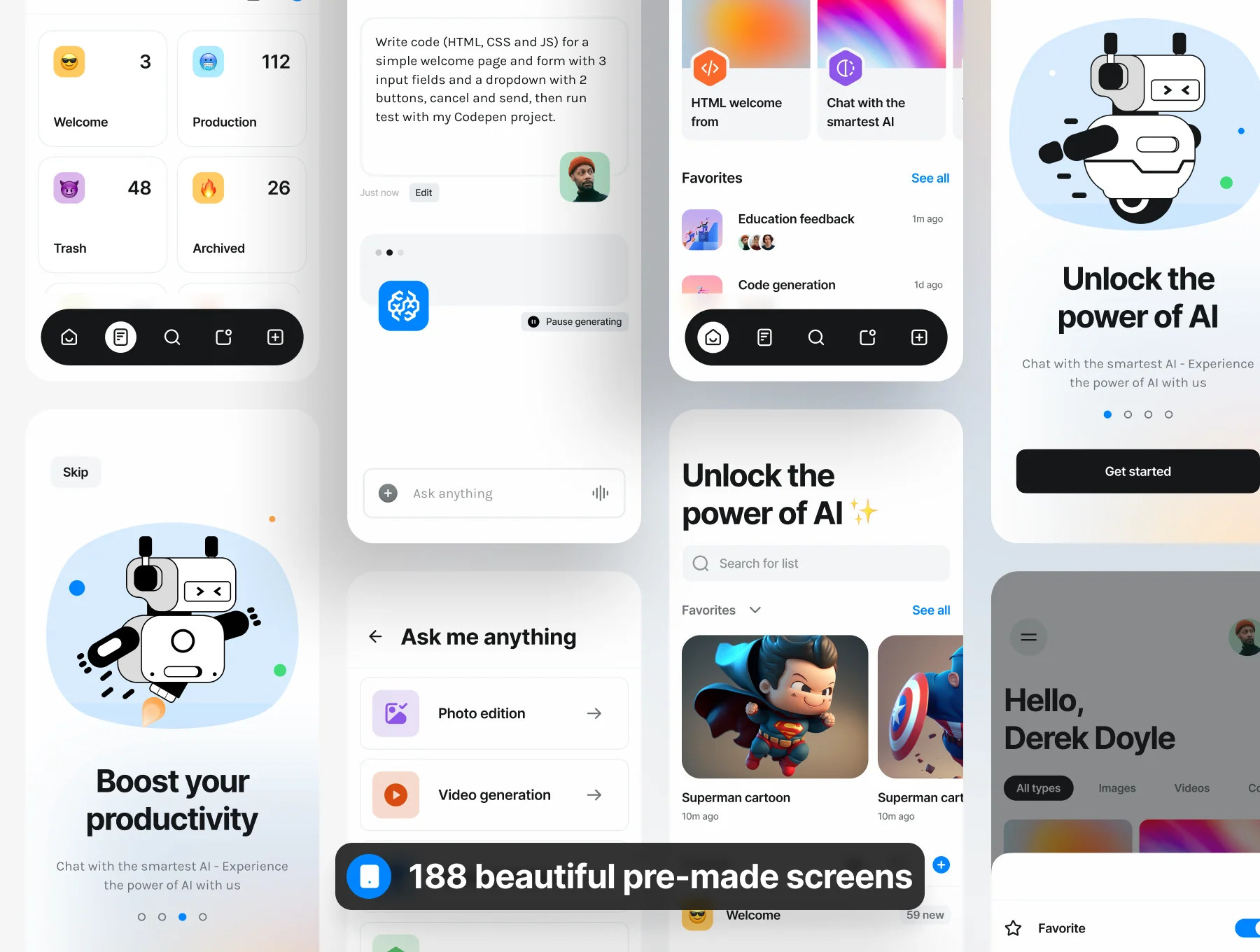 Brainwave - AI iOS UI Kit 2