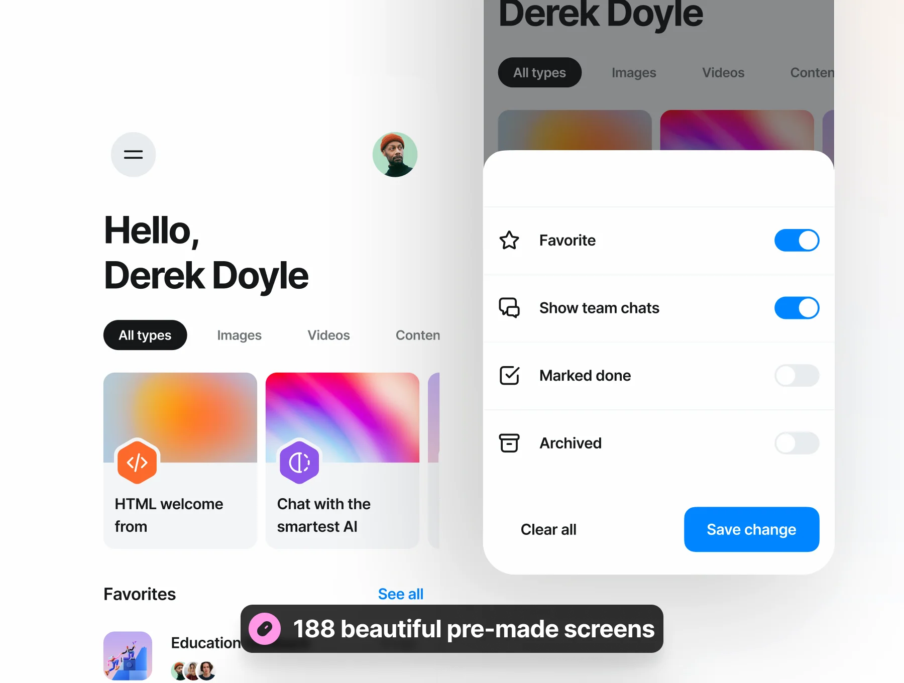 Brainwave - AI iOS UI Kit 8