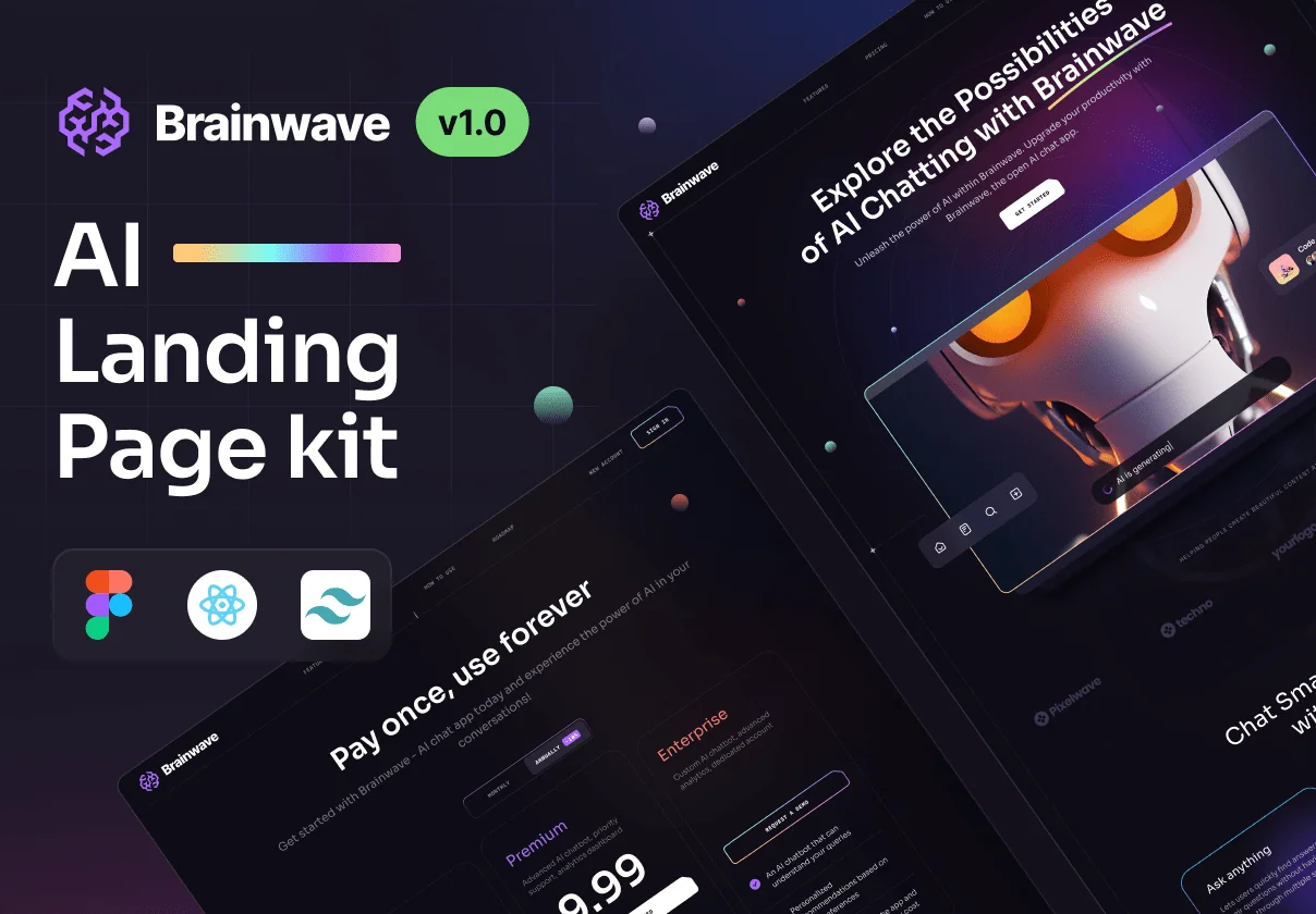 Brainwave - AI Landing Page Kit
