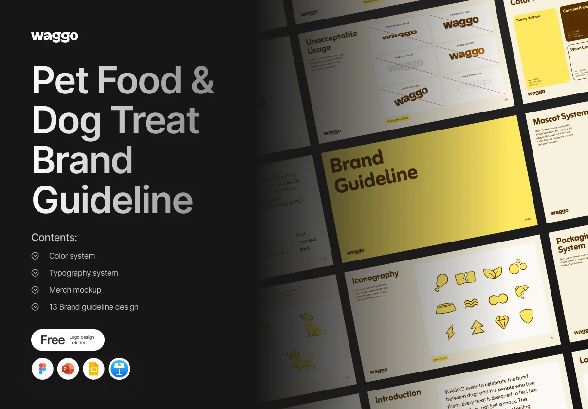 Brand Guideline Presentation Pet Food and Dog Treat