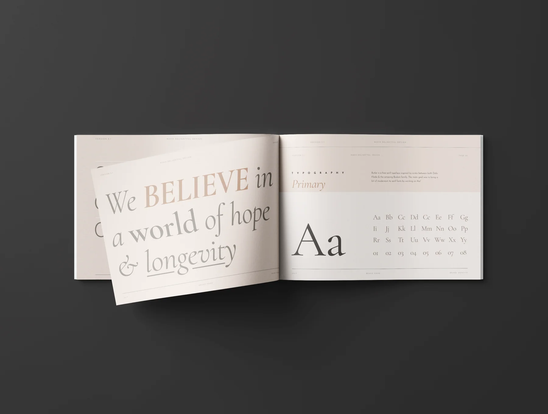 Elegant Brand Guidelines - Branding & Style Guide Manual 7