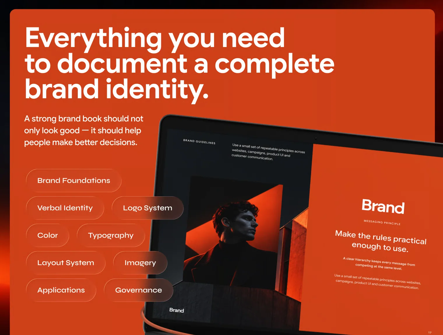 Brand Guidelines Kit — 71 Slide Brand Book Template 3