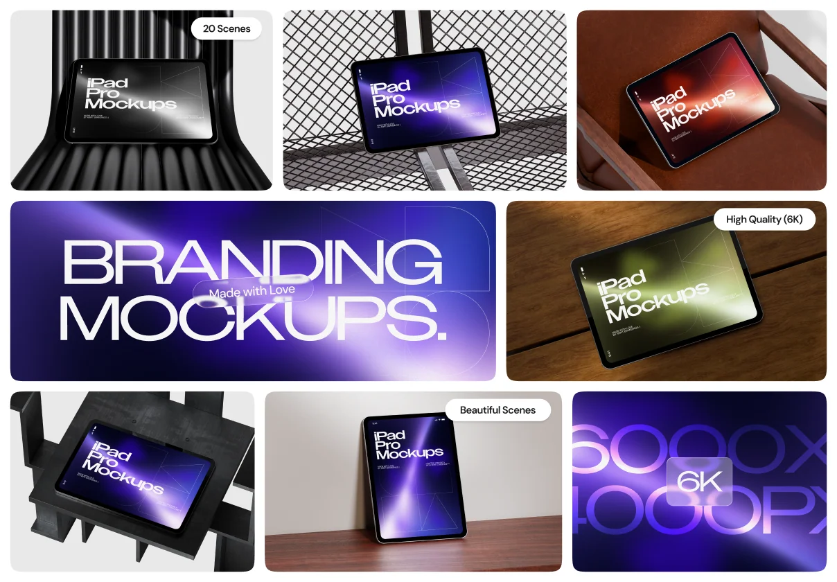 Branding Mockups - iPad Pro