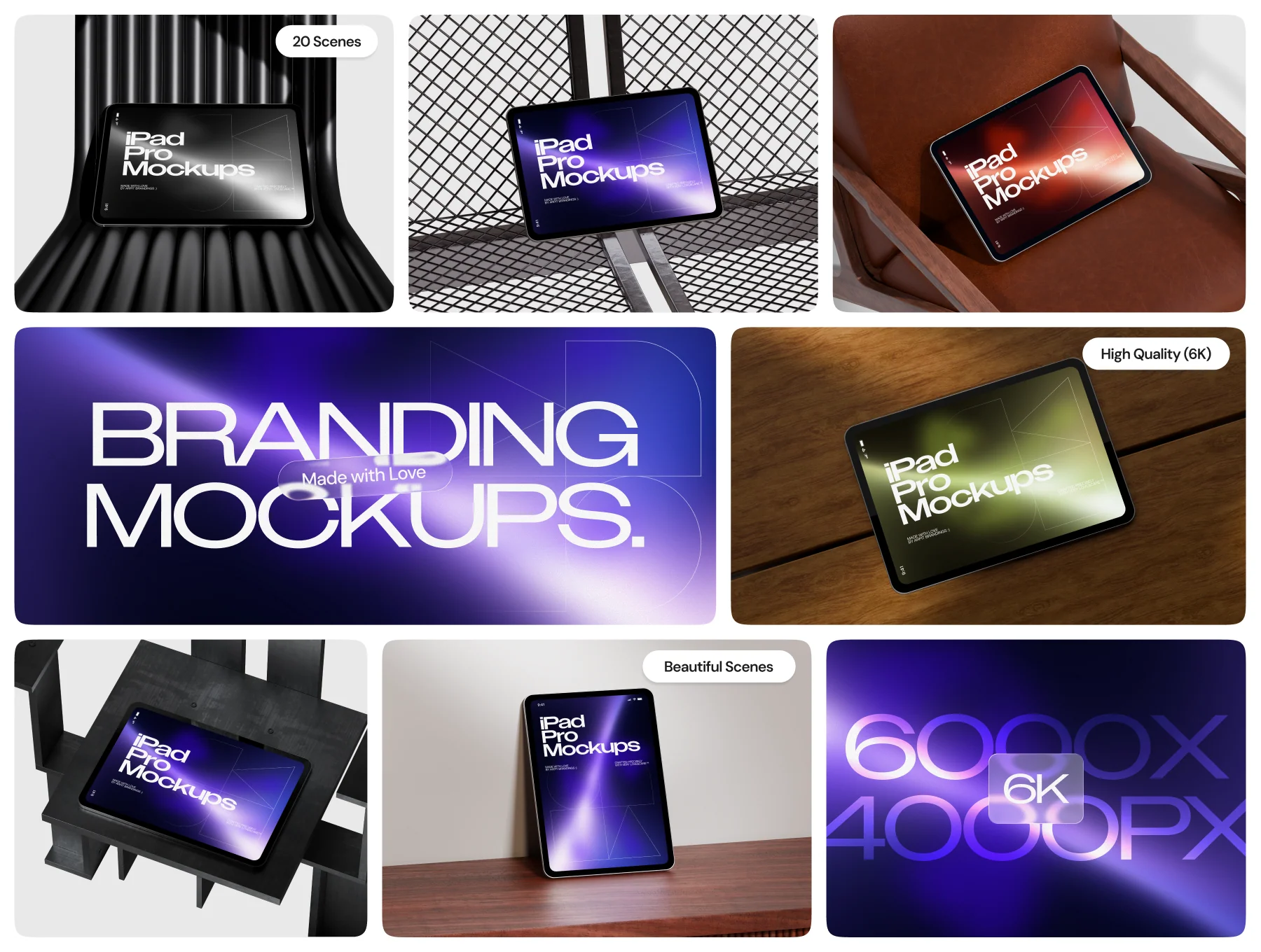 Branding Mockups - iPad Pro