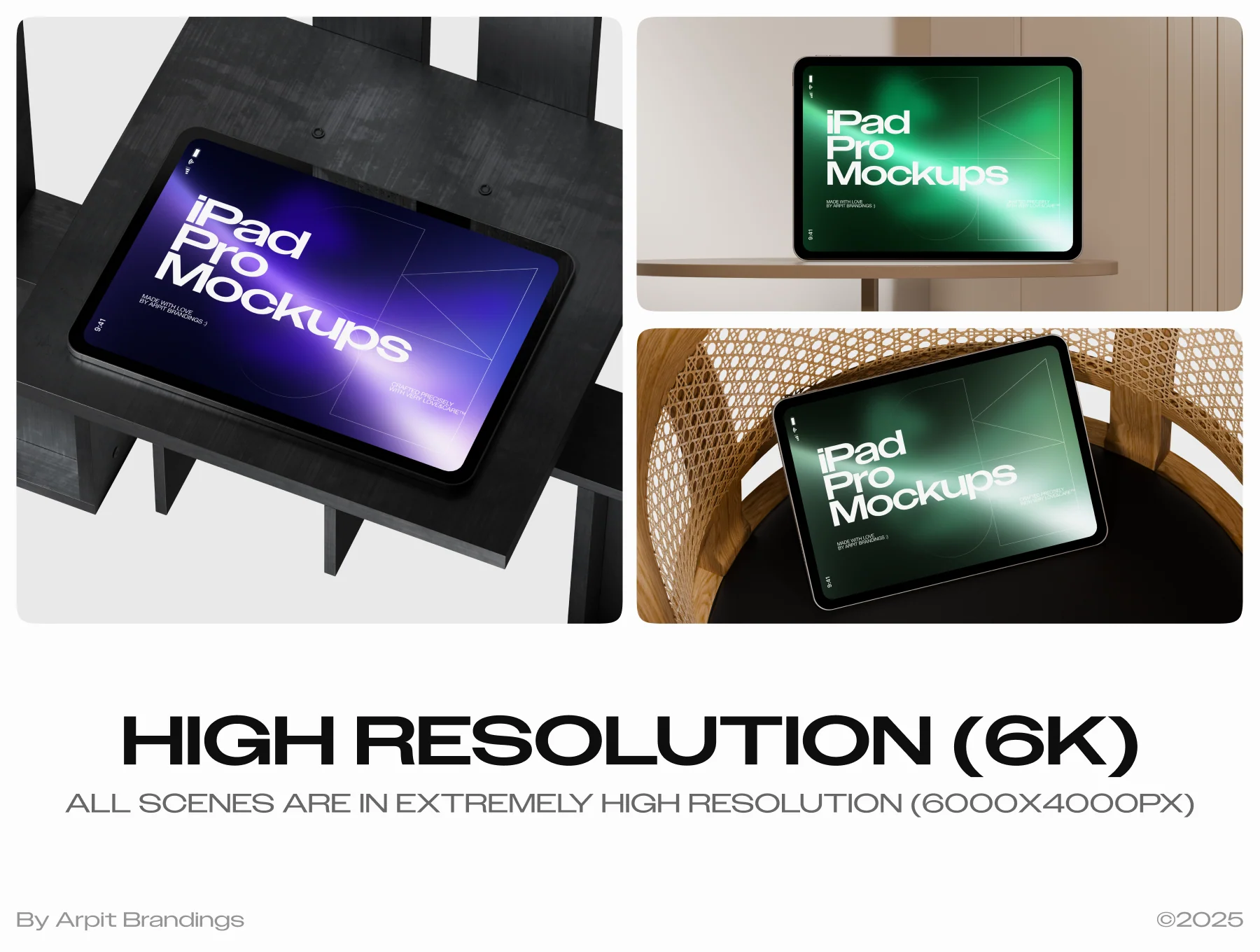 Branding Mockups - iPad Pro 4