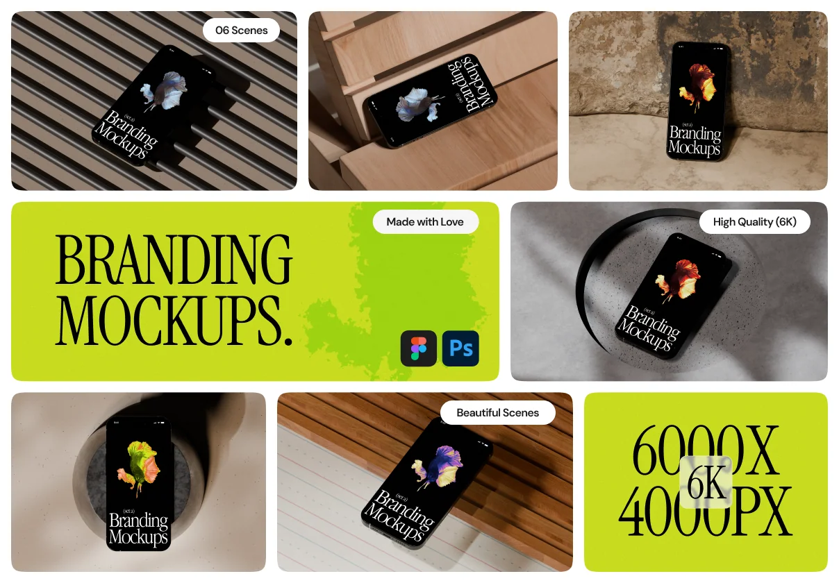Branding Mockups - iPhone 16