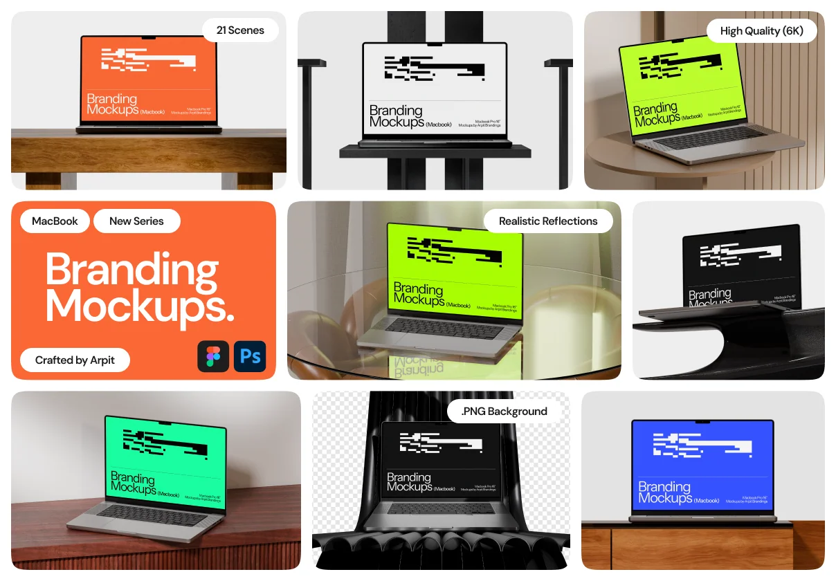Branding Mockups - Macbook Pro