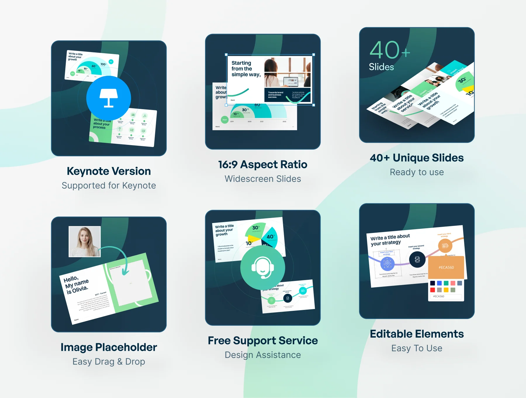 Brandly - Business Marketing Keynote Presentation Template 2