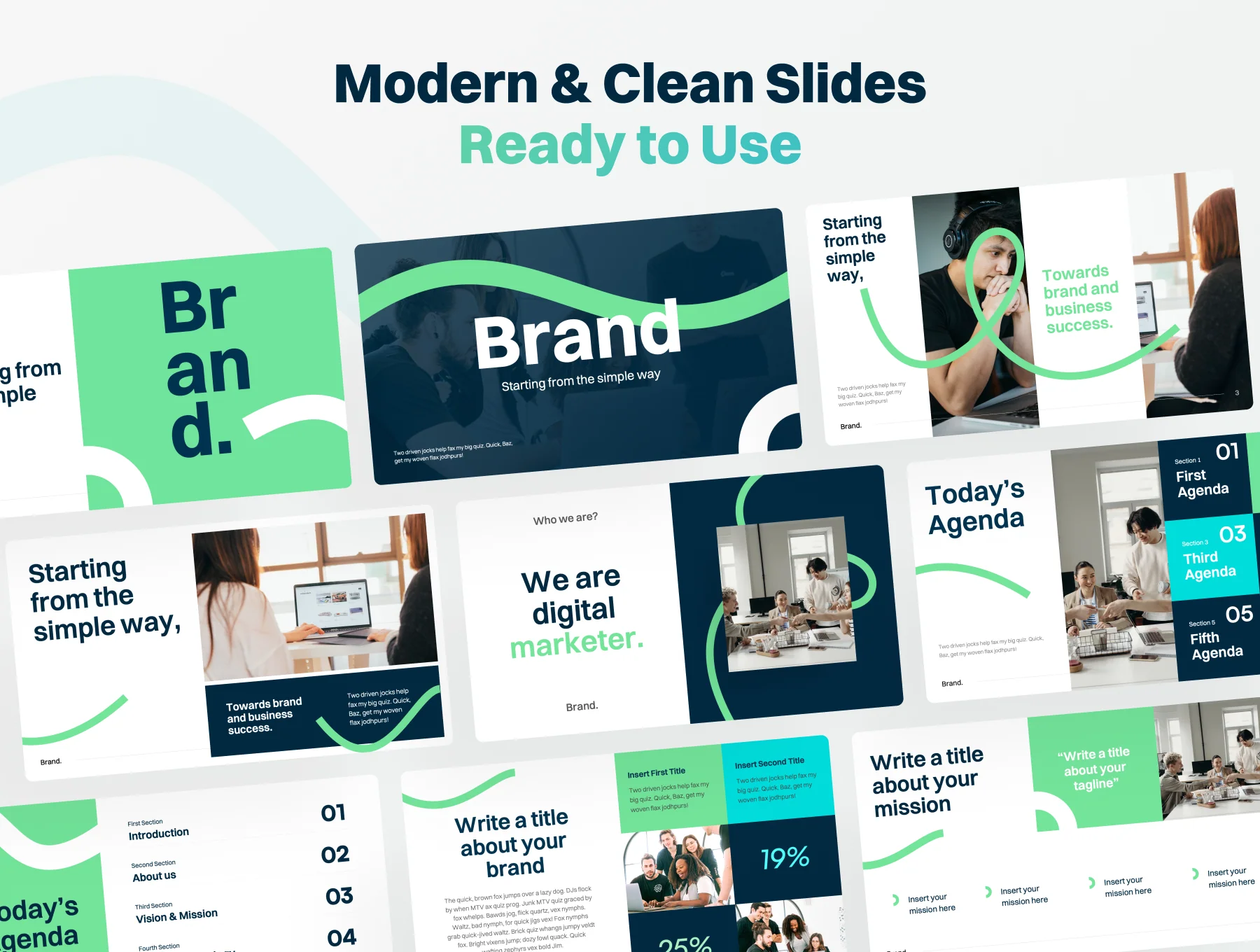 Brandly - Business Marketing Keynote Presentation Template 4