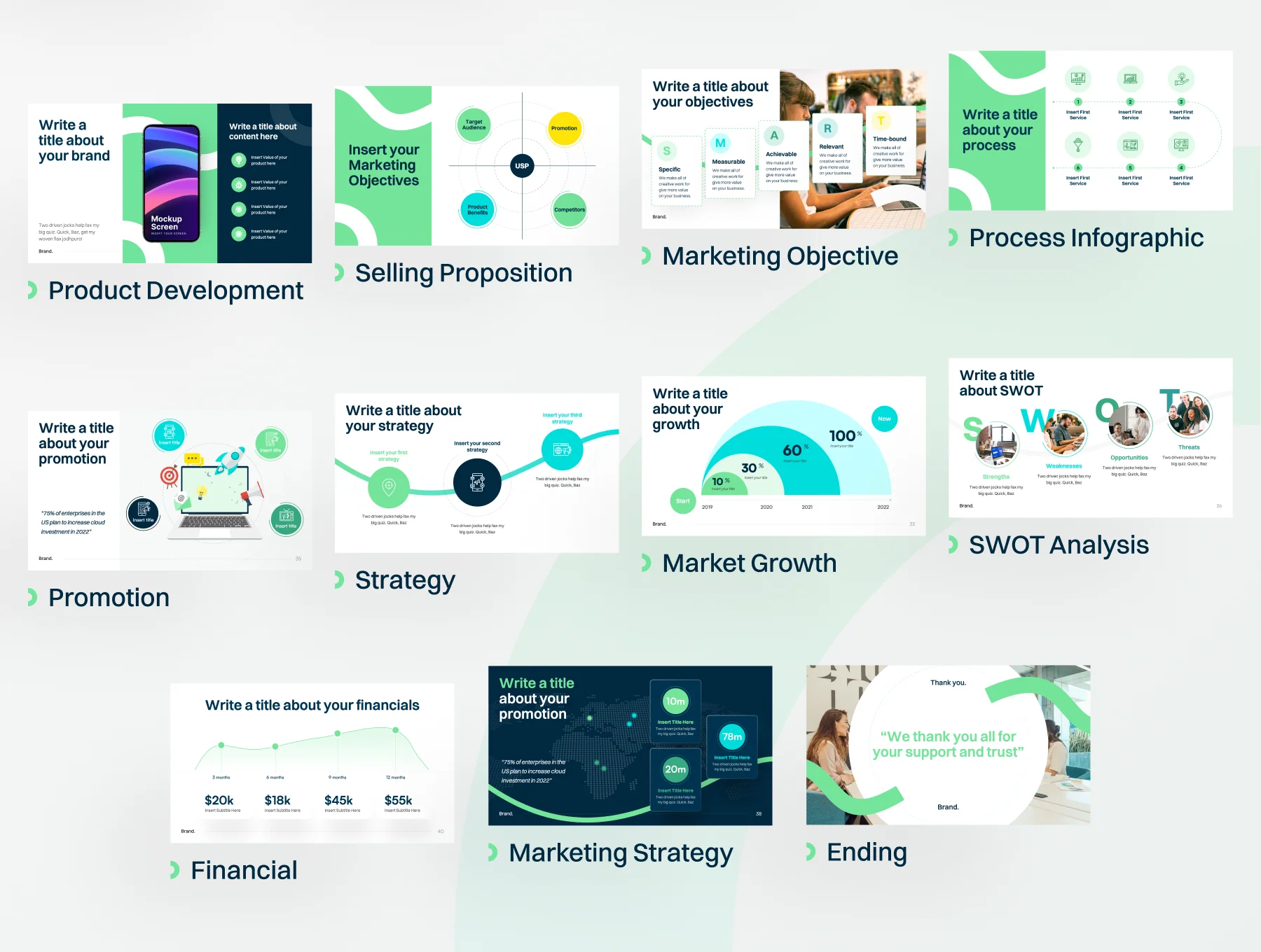 Brandly - Business Marketing Keynote Presentation Template 5