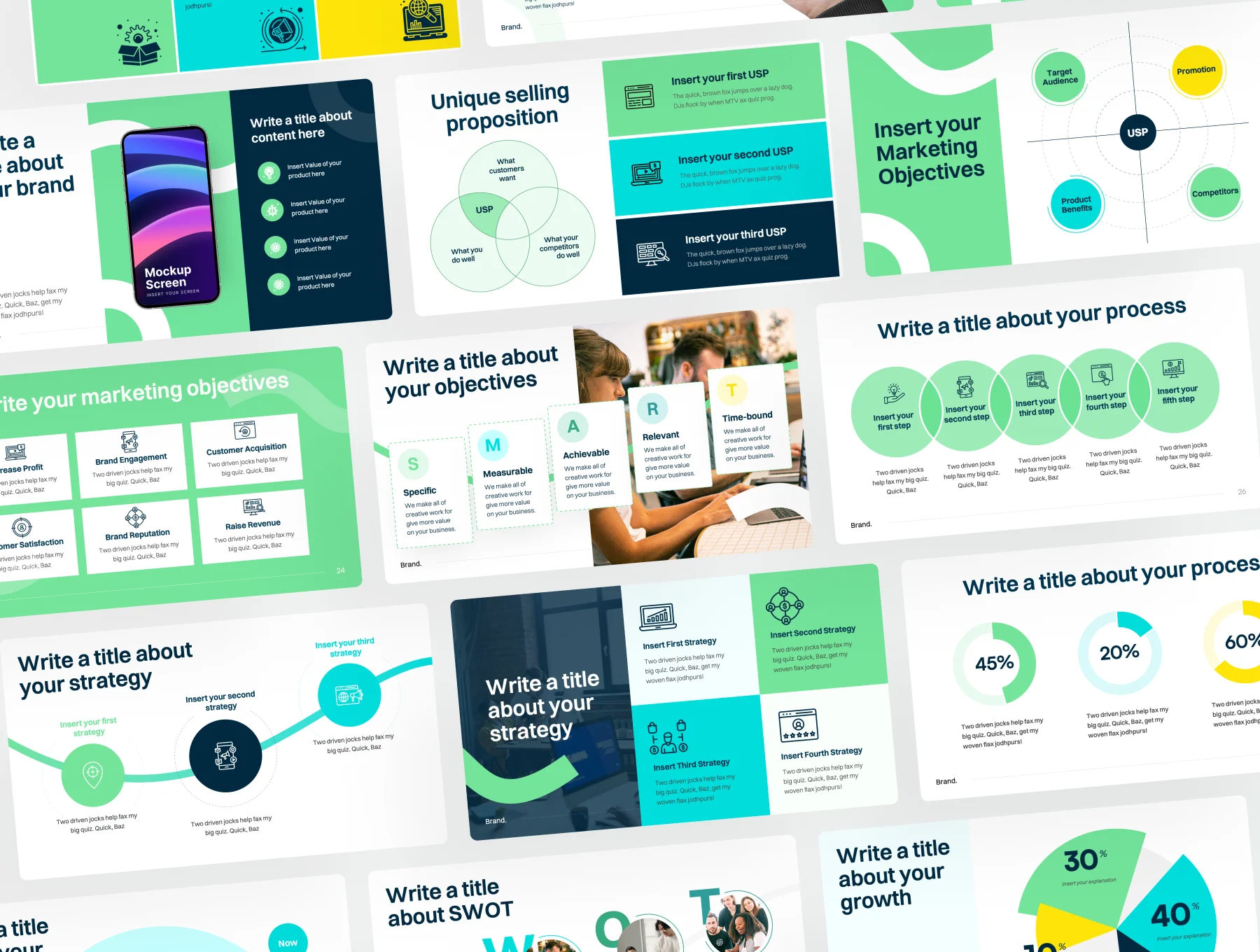 Brandly - Business Marketing Keynote Presentation Template 8