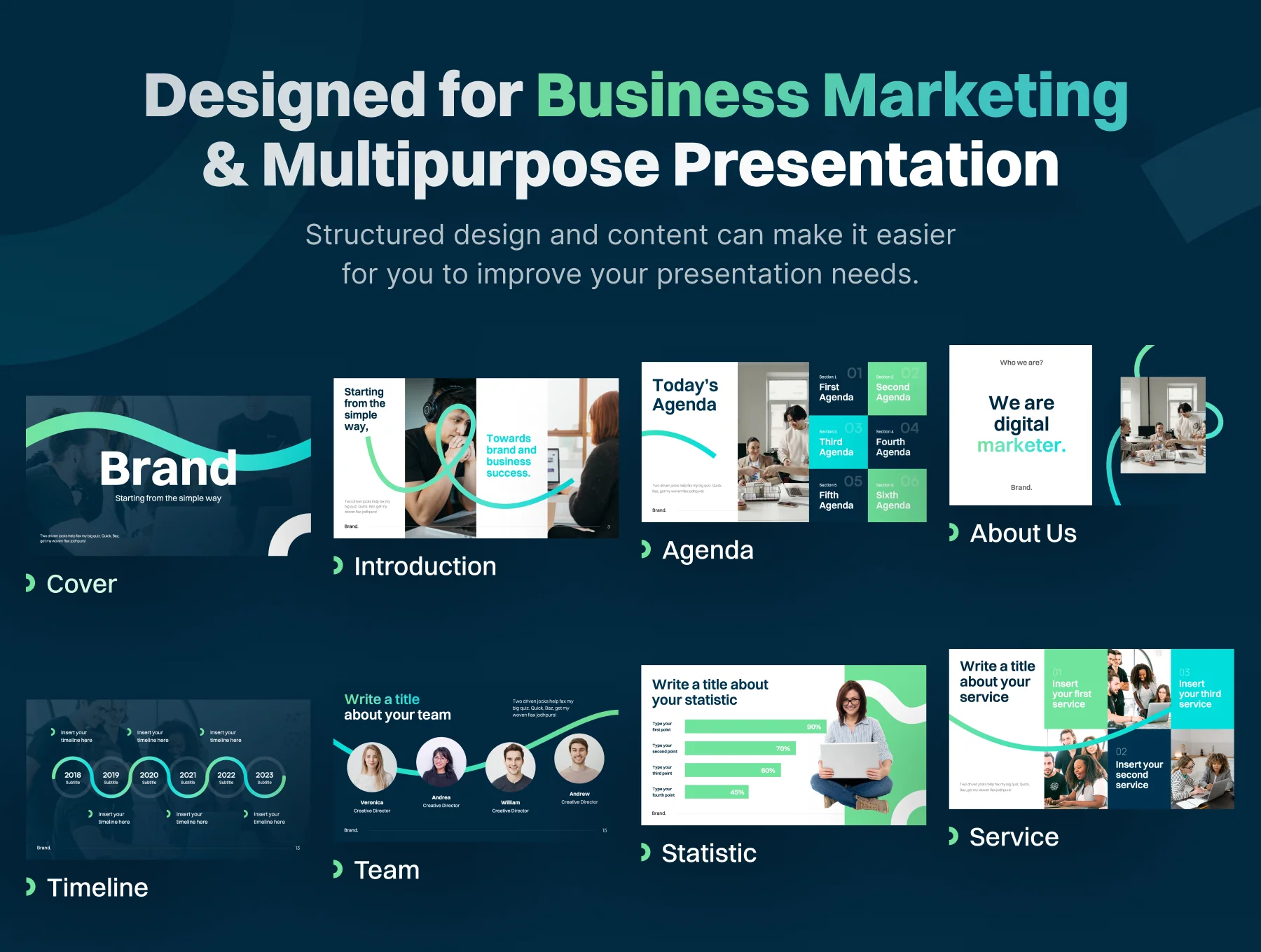 Brandly - Business Marketing PowerPoint Presentation Template 3