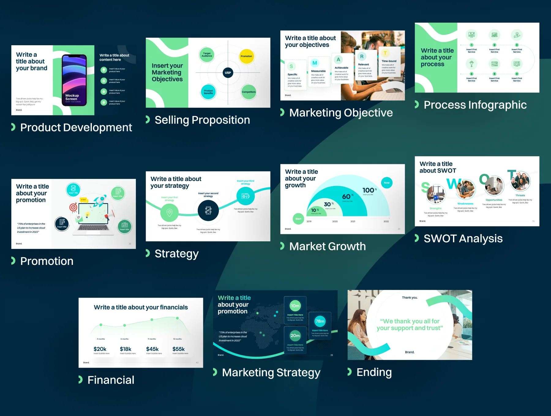Brandly - Business Marketing PowerPoint Presentation Template 5