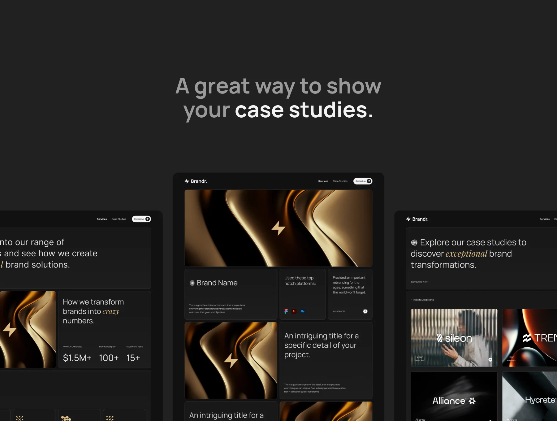 Brandr - Premium Design Portfolio