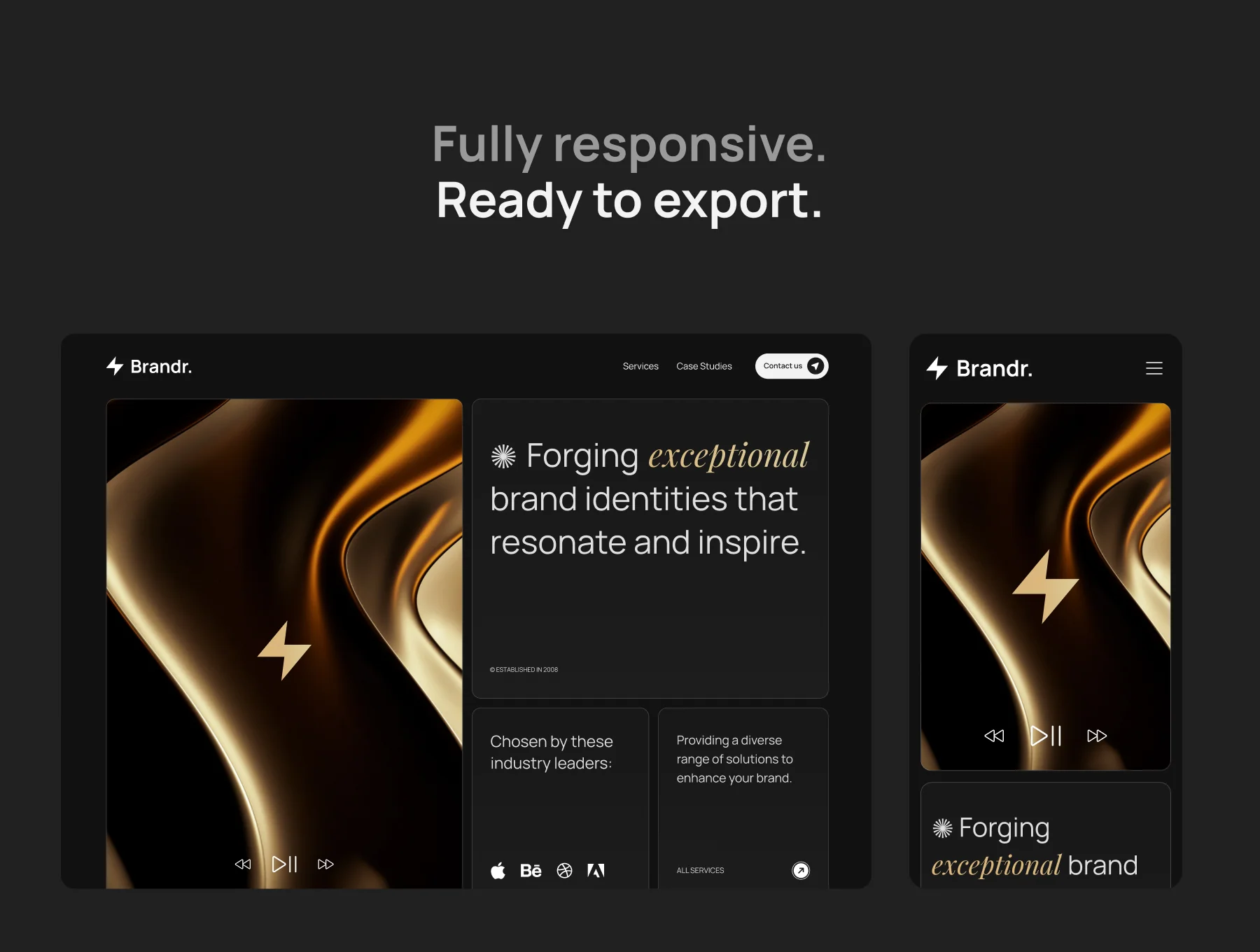 Brandr - Premium Design Portfolio 4