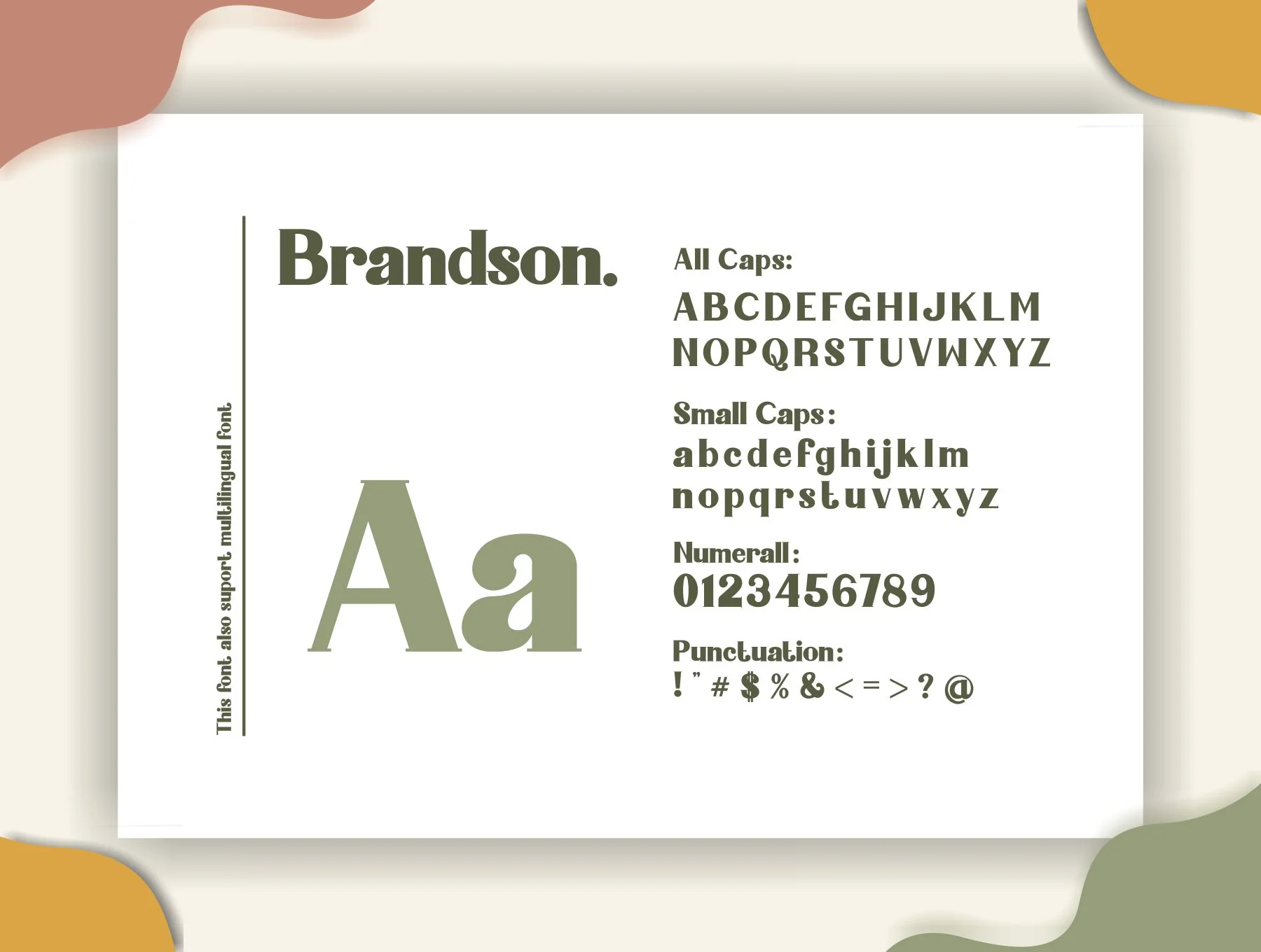 Brandson Sans Bold Font 6