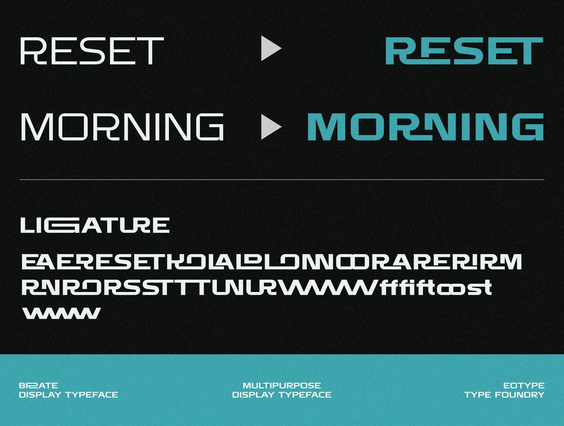 Brate - Family Display Typeface 8