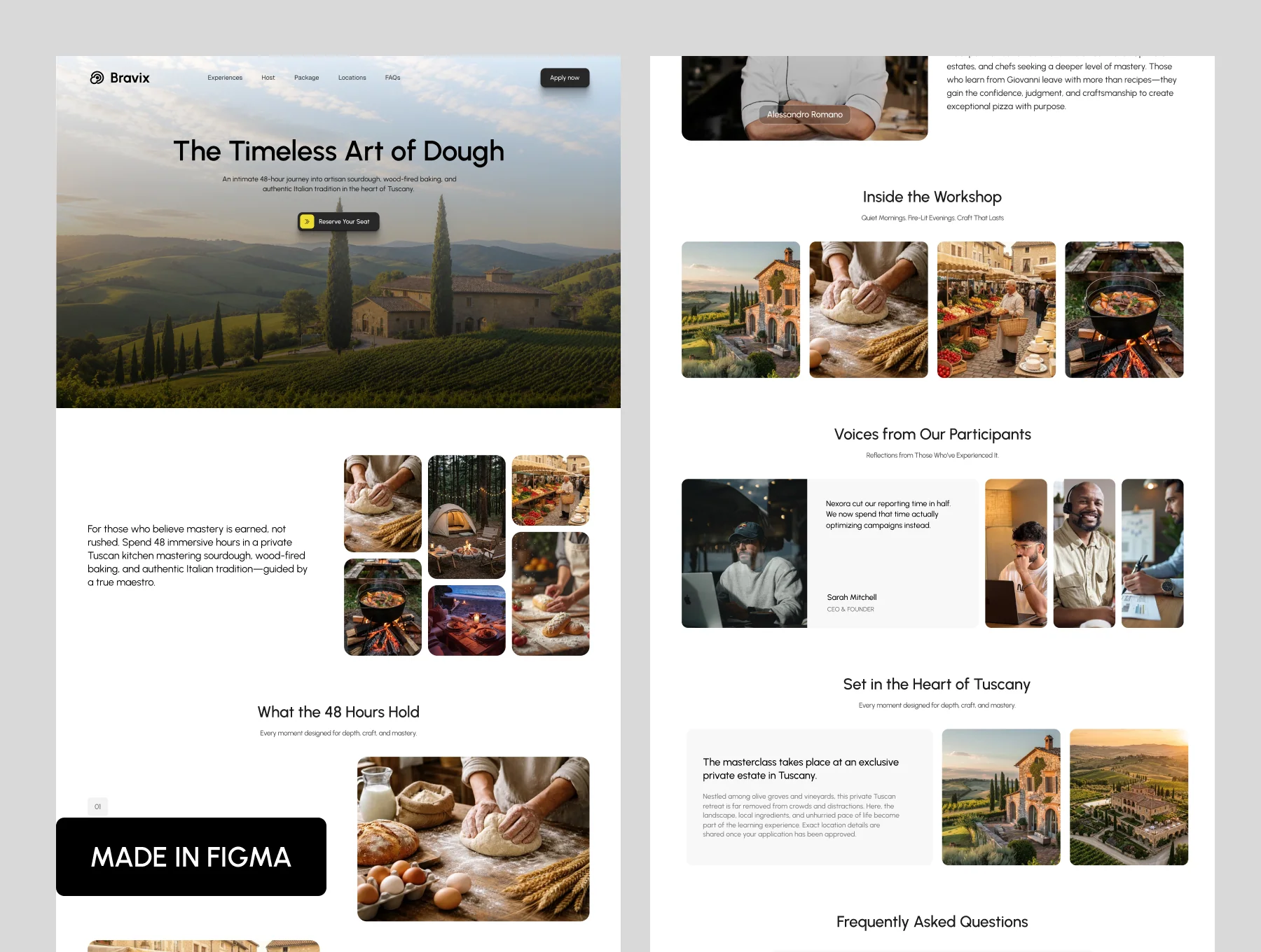 BRAVIX - High-Ticket Workshop Website Template 2