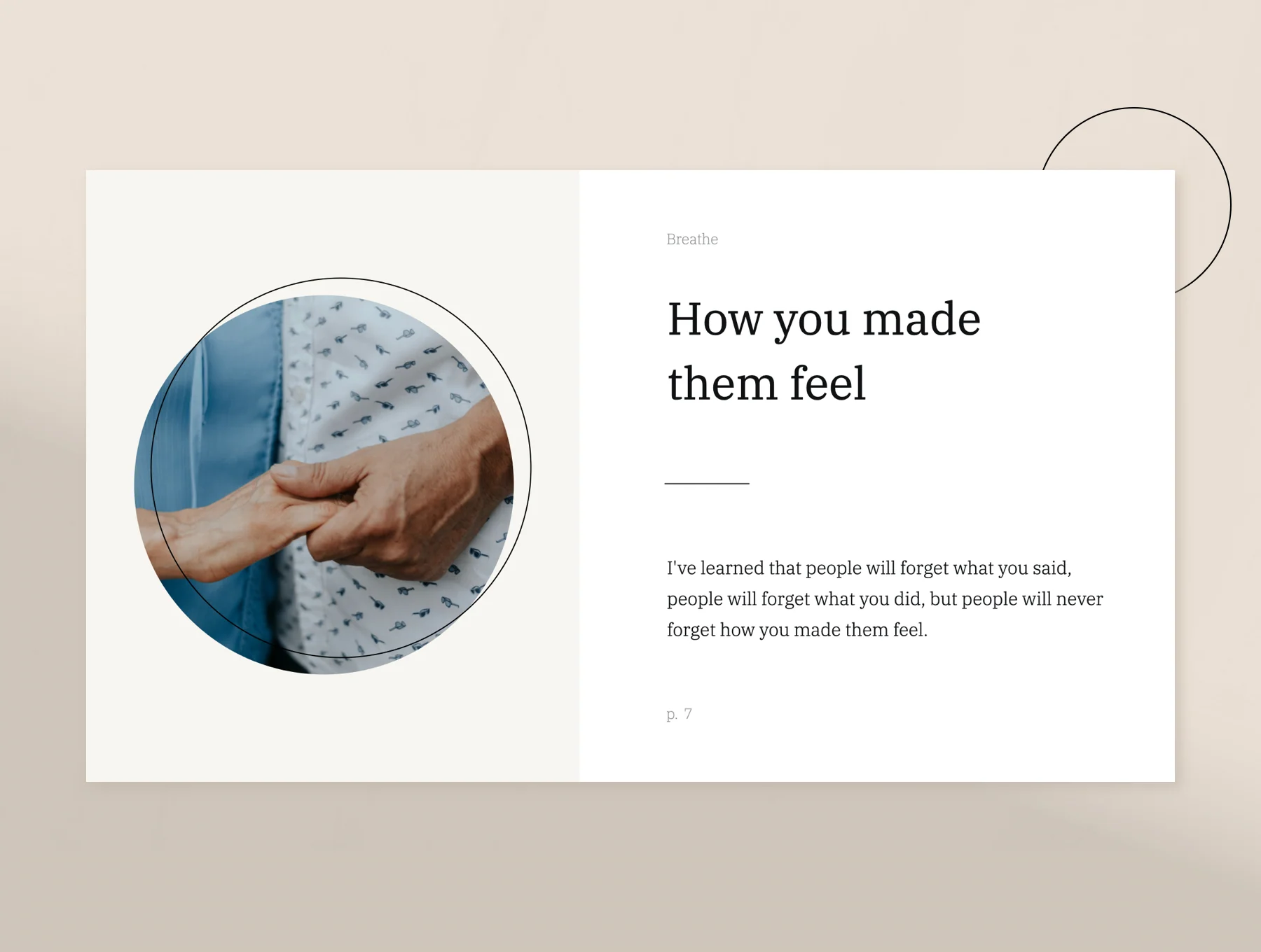 Breathe - Creative Presentation Template + Images 2