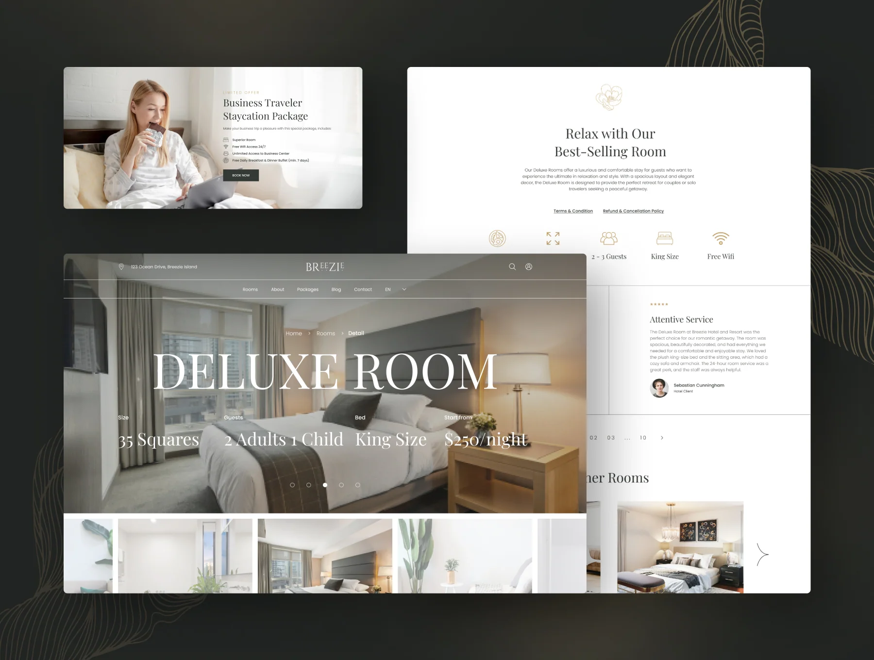 Breezie – Clean & Classy Hotel & Resort Website 6