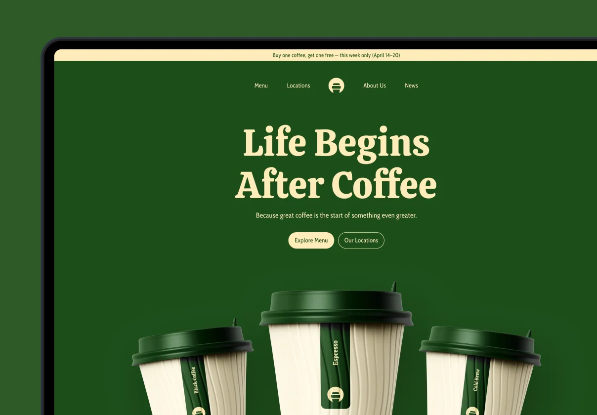 Brewhaus – Coffee Shop Website