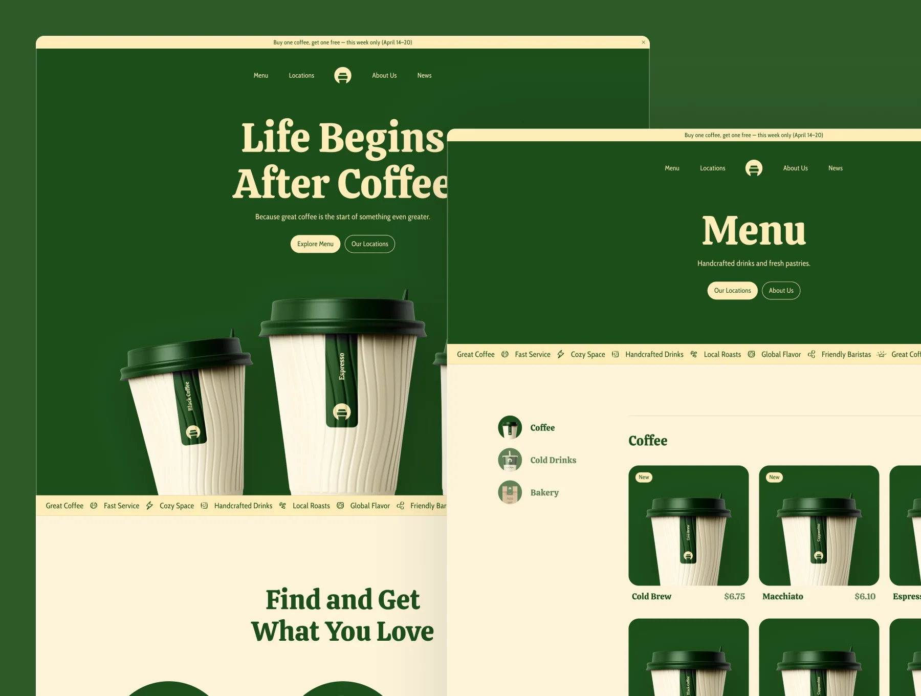 Brewhaus – Coffee Shop Website 2