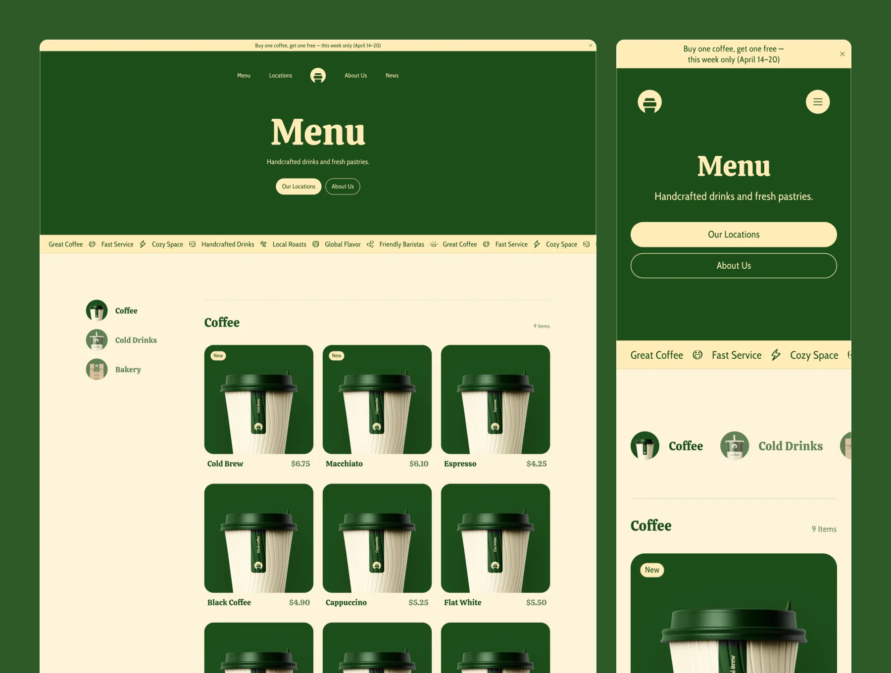 Brewhaus – Coffee Shop Website 4