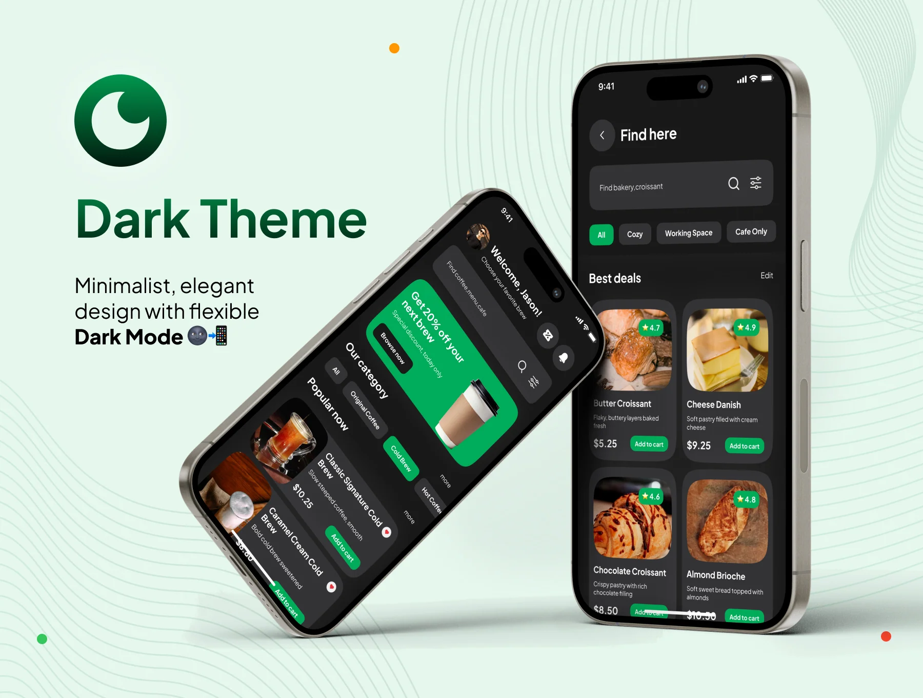 Brewly - Coffee Shop Ordering Checkout App UI Kit 6
