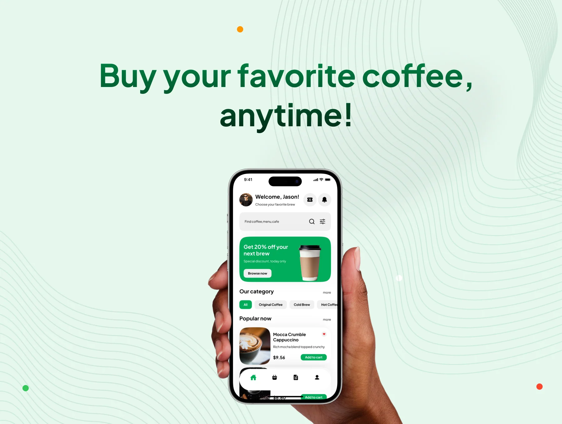 Brewly - Coffee Shop Ordering Checkout App UI Kit 8
