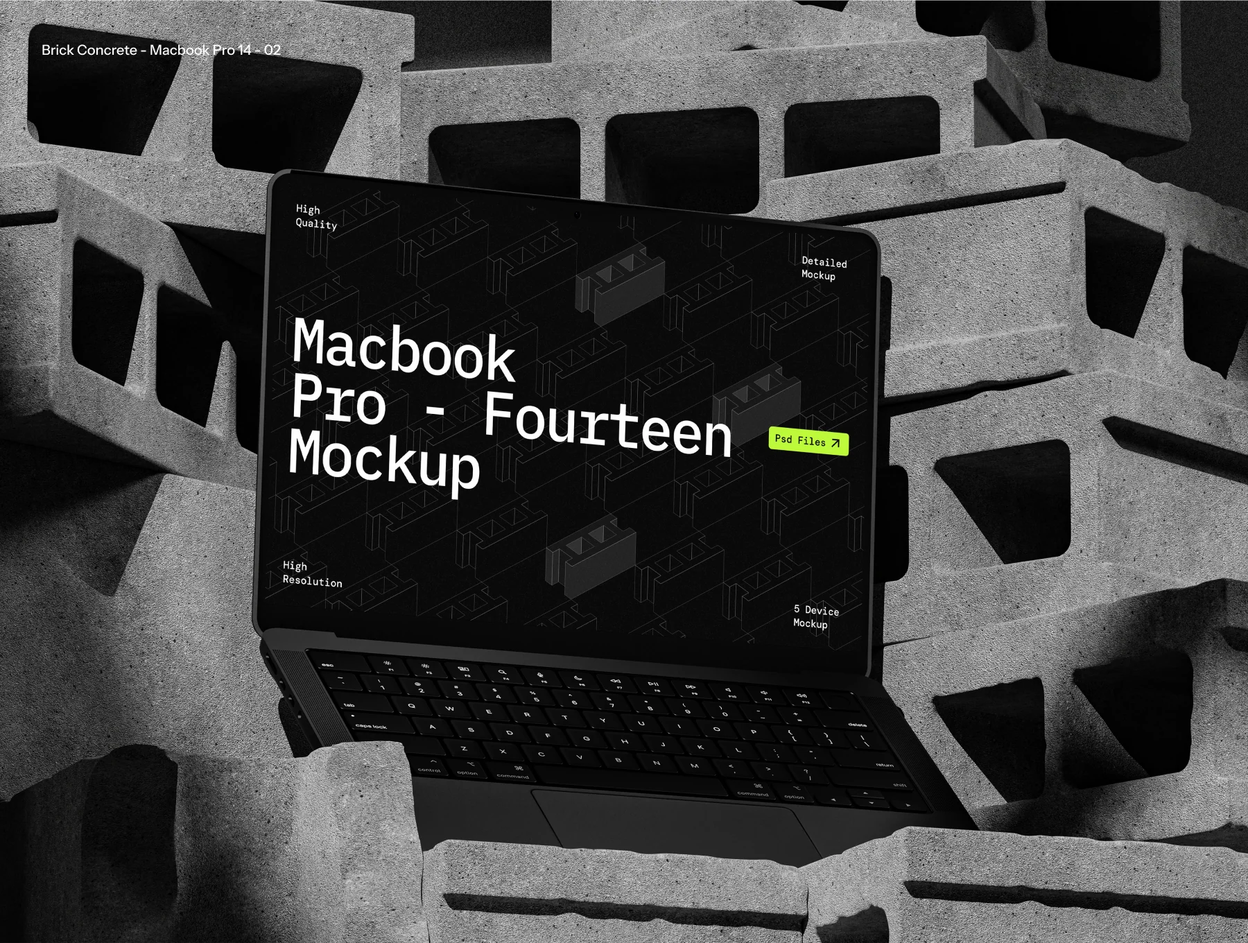 Brick Industrial Device Mockup 3