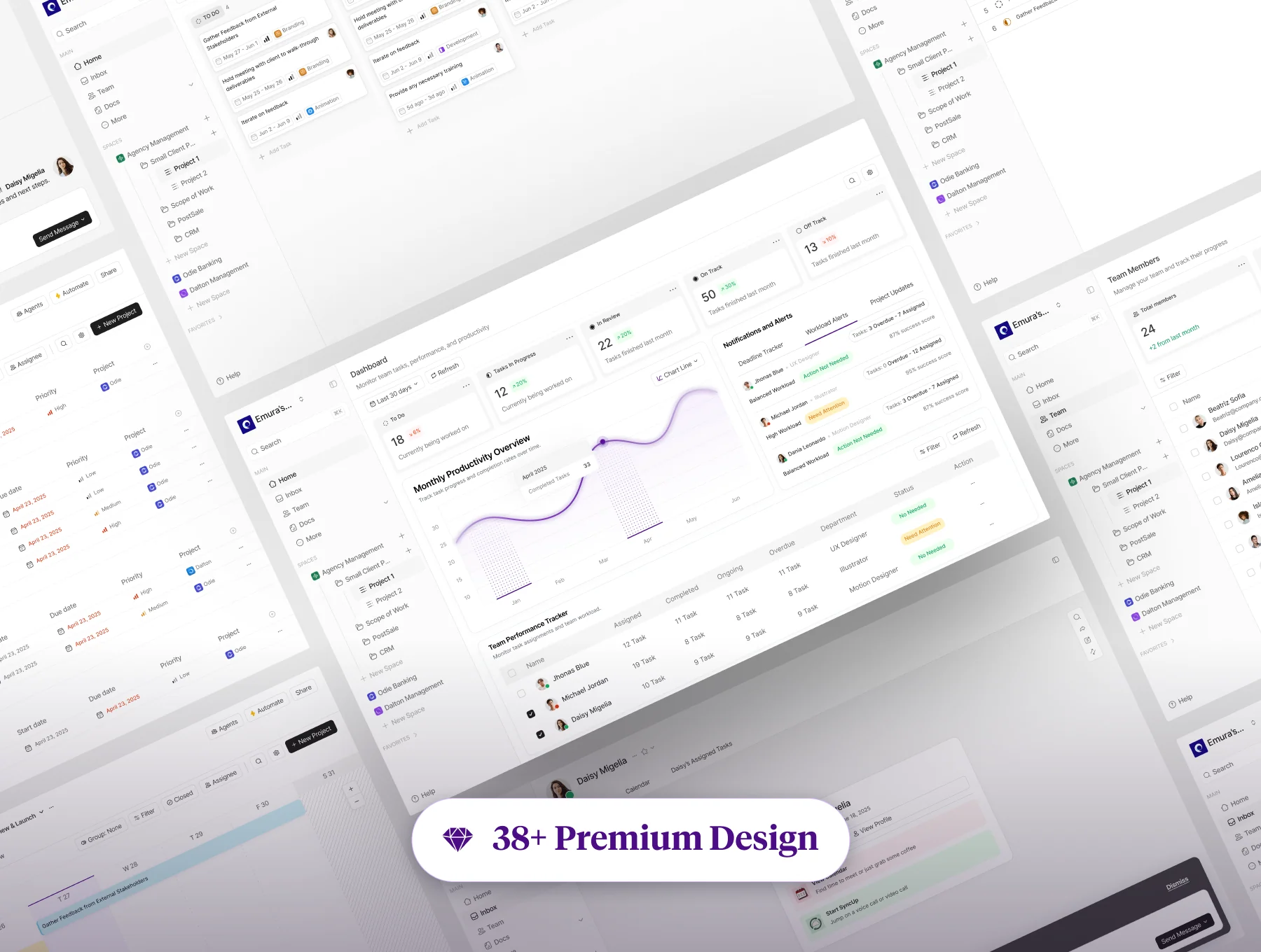 Brick - Task Management Dashboard UI Kit 3