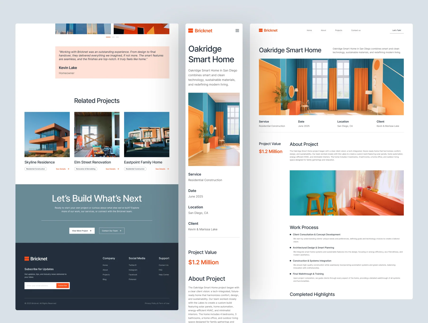 Bricknet - Construction Website UI Figma Template 4