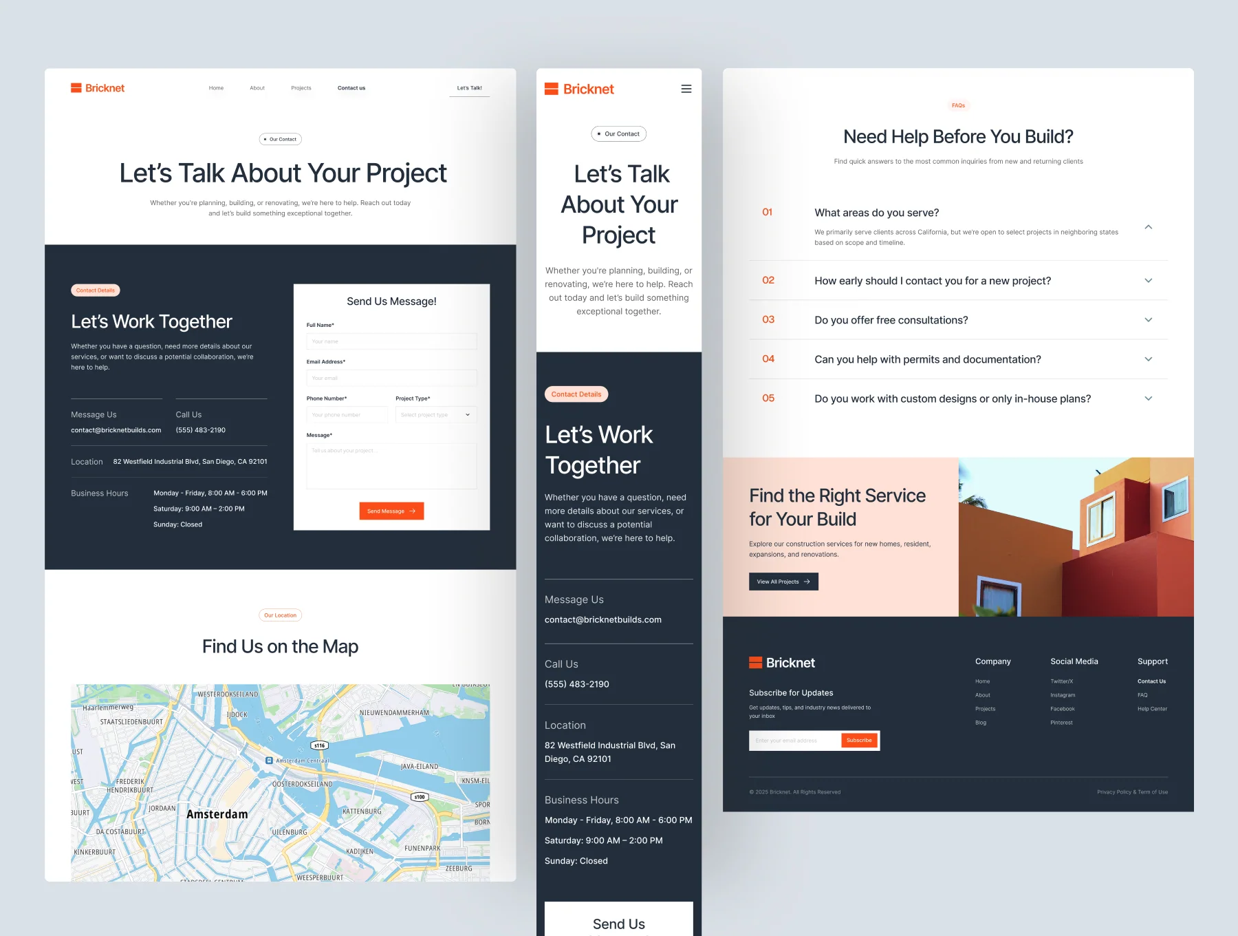 Bricknet - Construction Website UI Figma Template 5