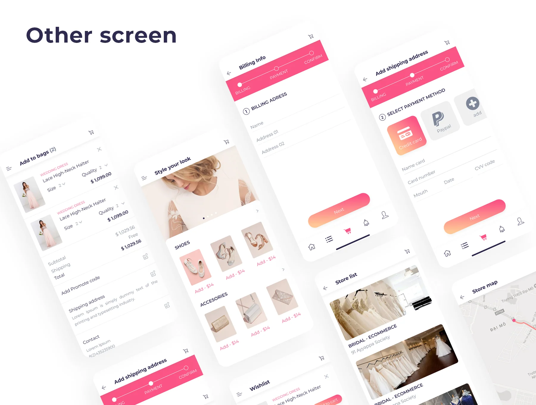 Bridal Ecommerce UI KIT 6