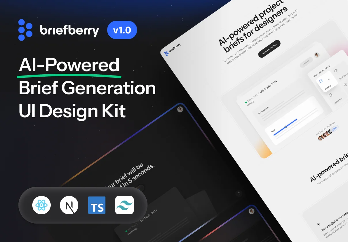 Briefberry: AI Brief Generator Tailwind Kit