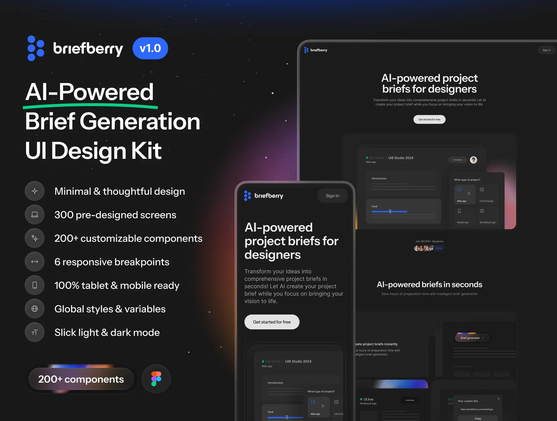 Briefberry: AI-Powered Brief Generation UI Kit